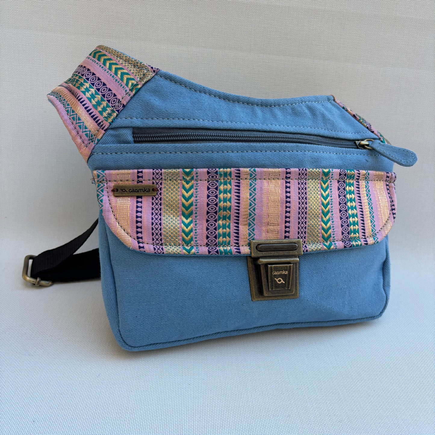 Riñonera "Special Jeans India Pink" + Bolsillo trasero · Pieza Única Núm. 19025