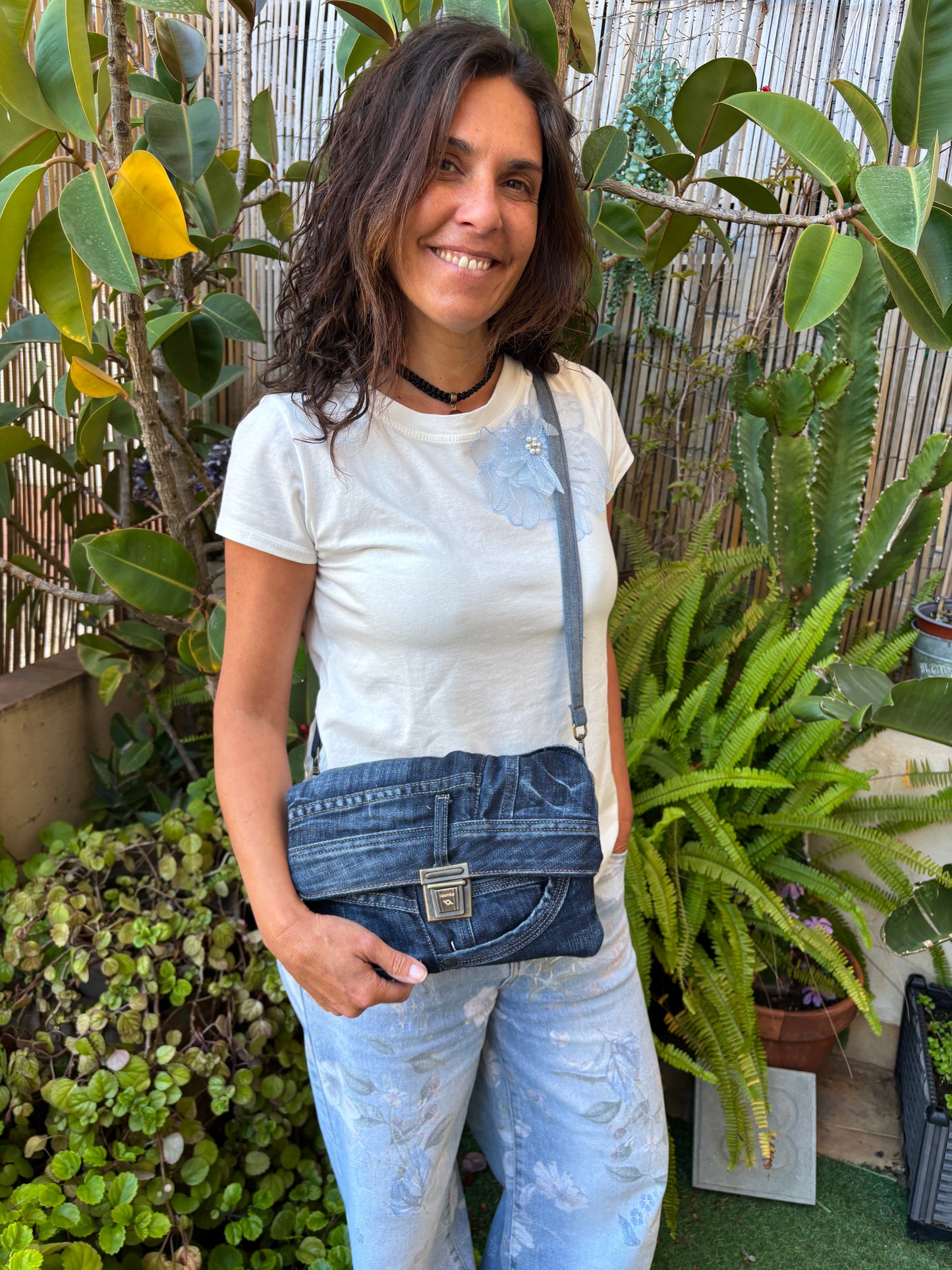 Bolso, bandolera vaquero ♻️ Jeans Recycled ♻️ · Pieza Única Núm. 17470