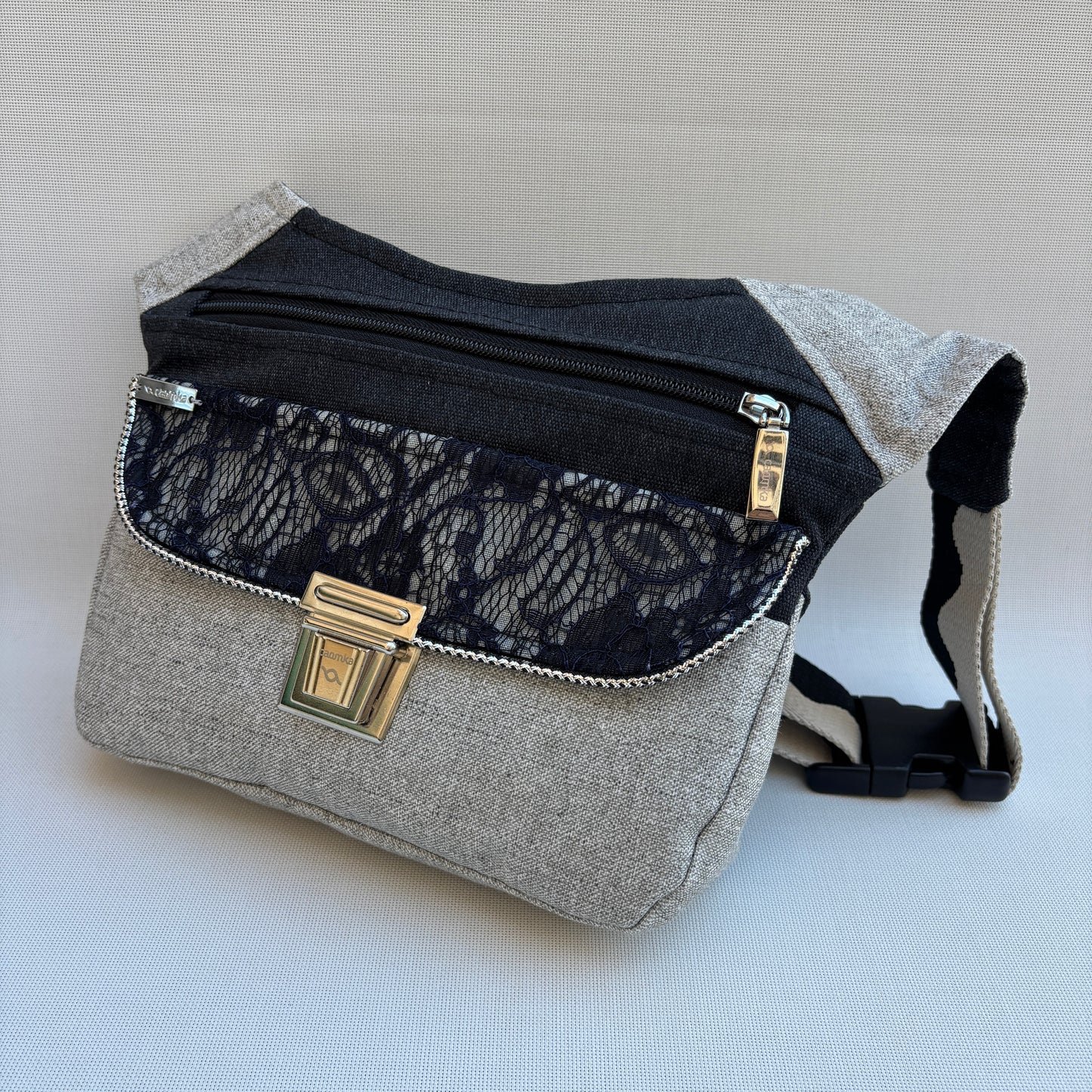 Riñonera "Elegant Party Top" + Bolsillo trasero · Pieza Única Núm. 19080