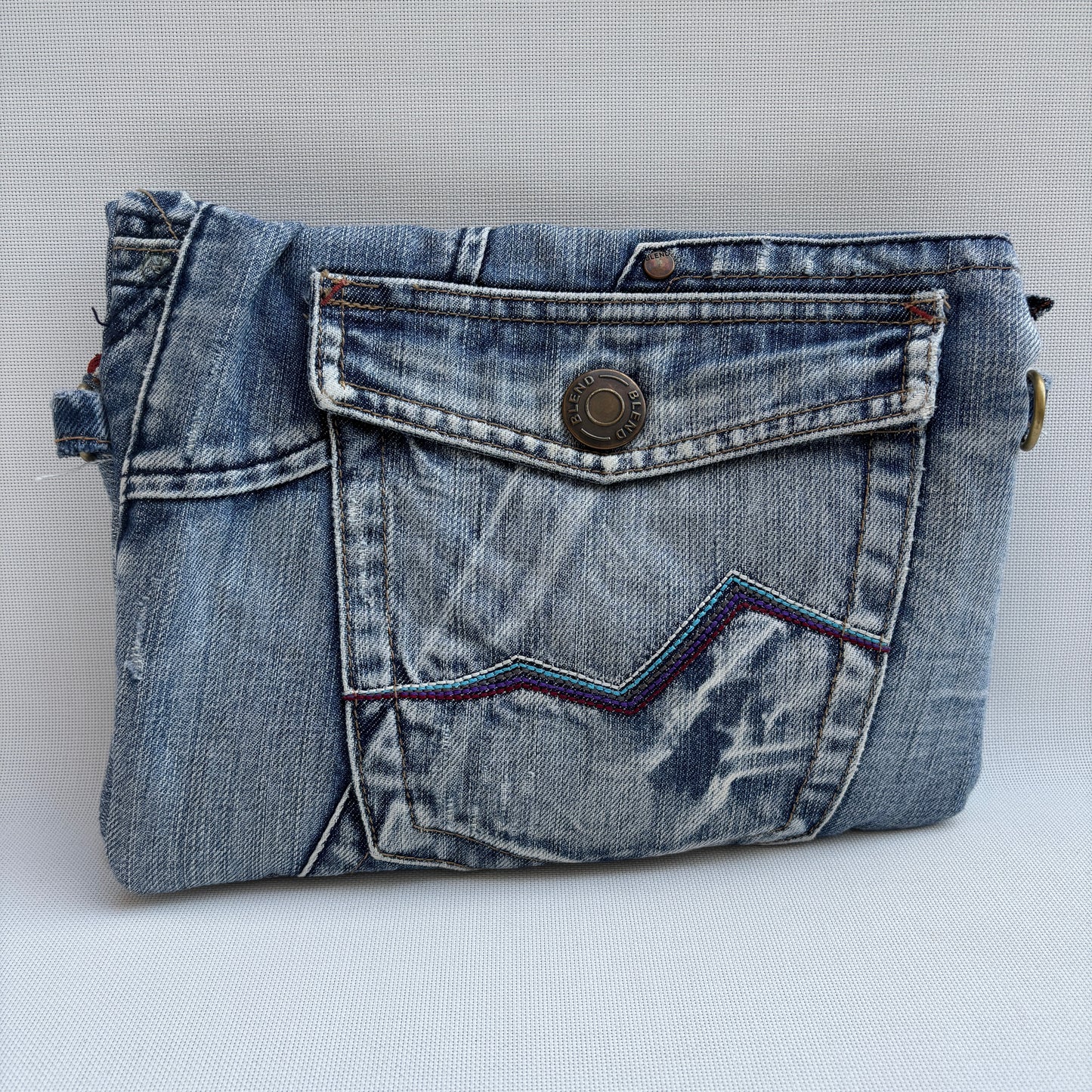 Bolso, bandolera vaquero ♻️ Jeans Recycled ♻️ · Pieza Única Núm. 17473