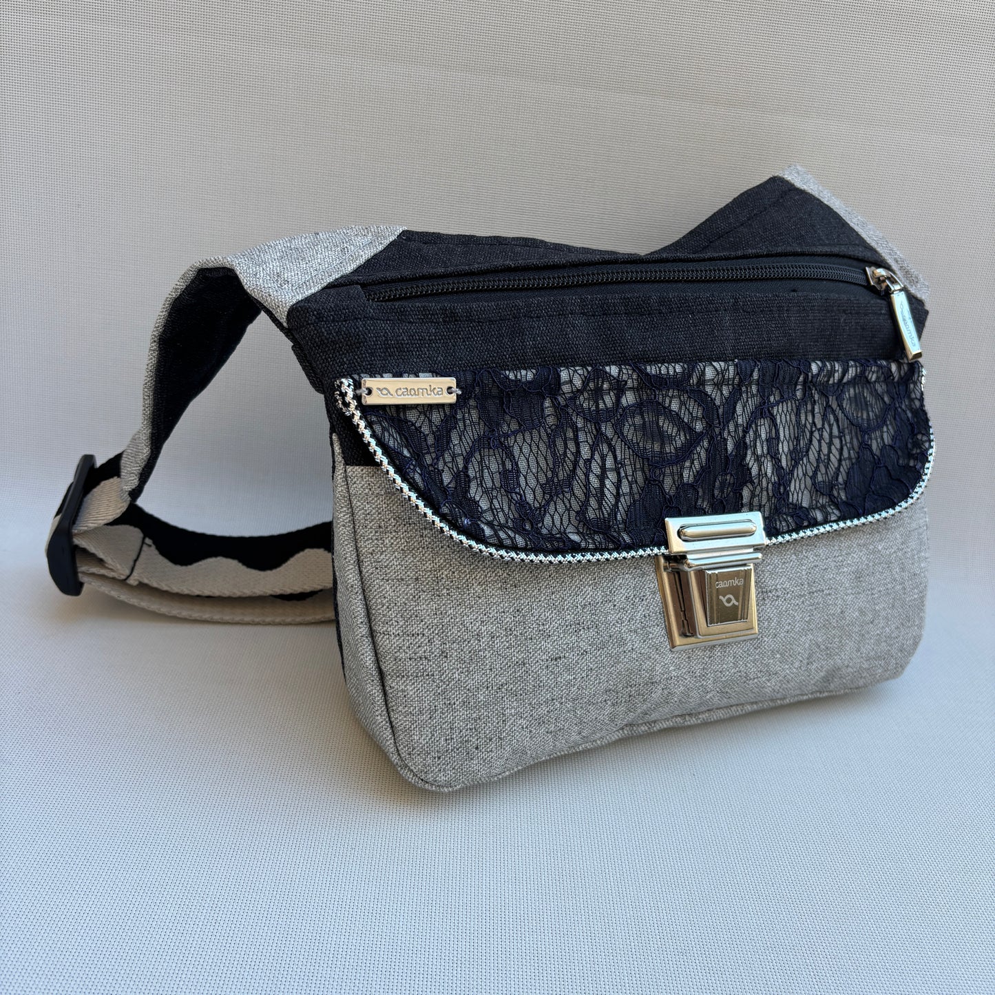 Riñonera "Elegant Party Top" + Bolsillo trasero · Pieza Única Núm. 19080