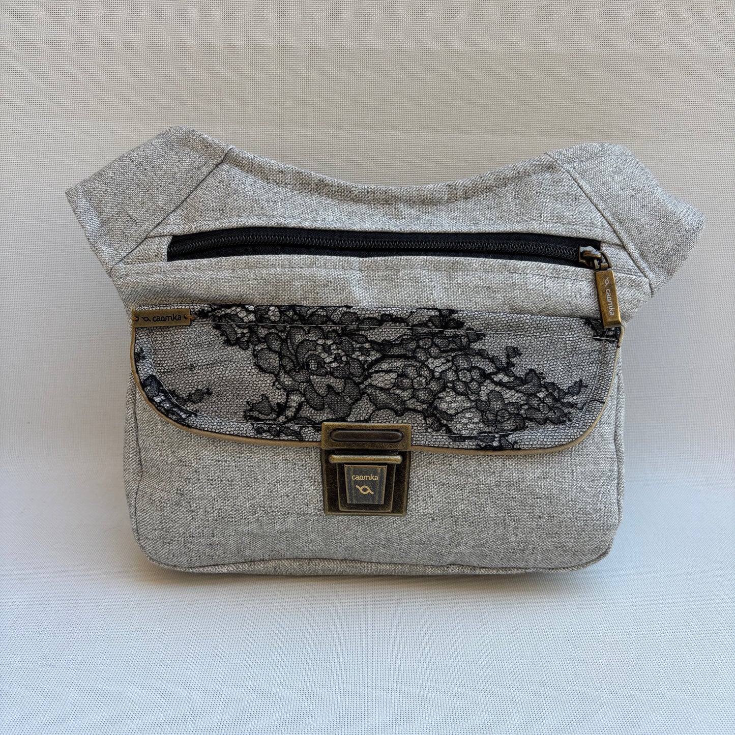 Riñonera "Elegant Party & Dots Top" + Bolsillo trasero · Pieza Única Núm. 19083