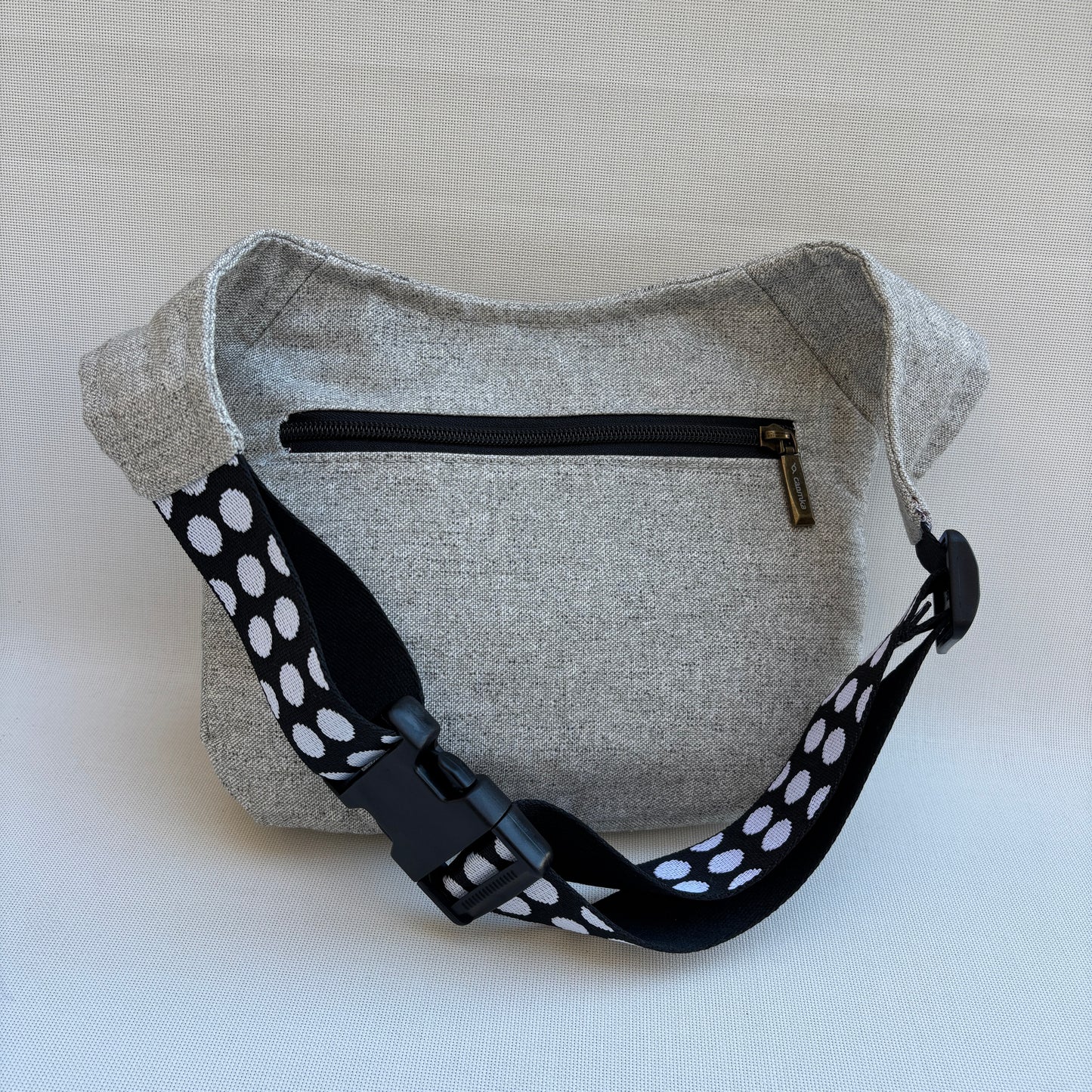 Riñonera "Elegant Party & Dots Top" + Bolsillo trasero · Pieza Única Núm. 19083