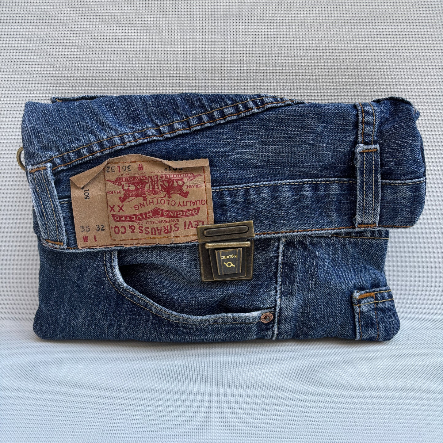 ♻️ Jeans Recycled ♻️ Einzelstück Nr. 11975