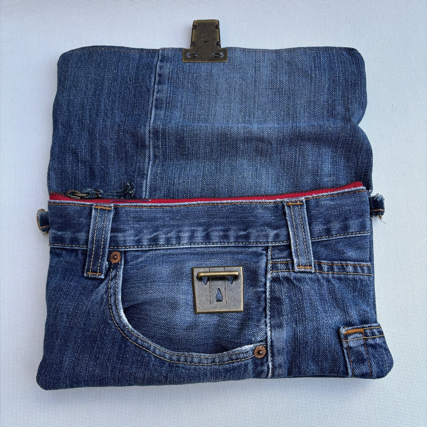 ♻️ Jeans Recycled ♻️ Einzelstück Nr. 11975
