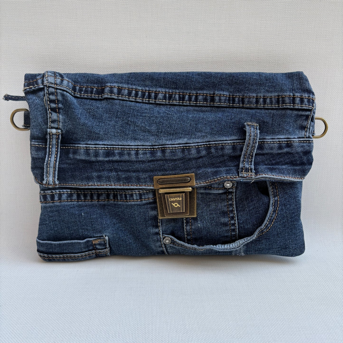 Bolso, bandolera vaquero ♻️ Jeans Recycled ♻️ · Pieza Única Núm. 17477