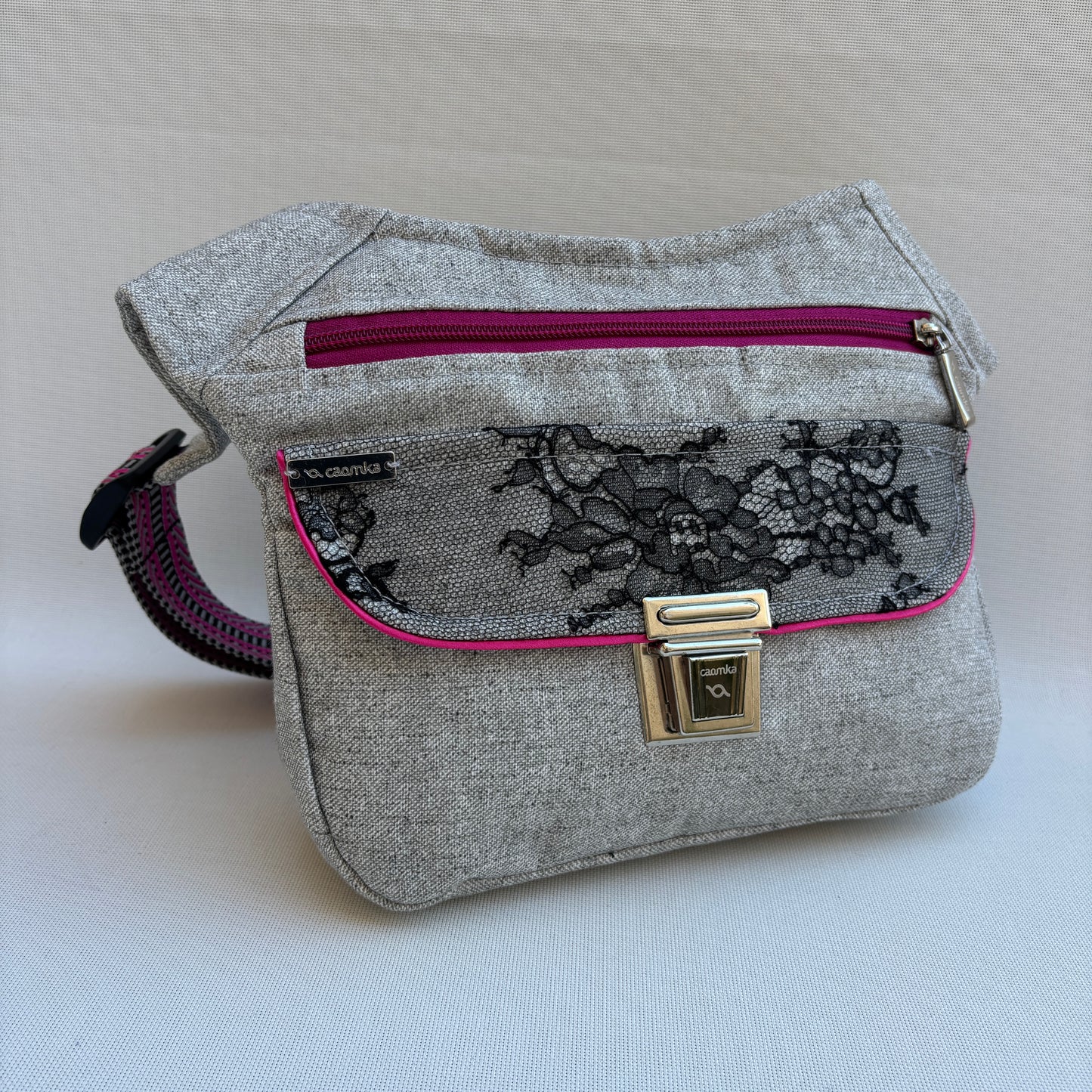 Riñonera “Fantasy Gray Top” · Pieza Única Núm. 19081