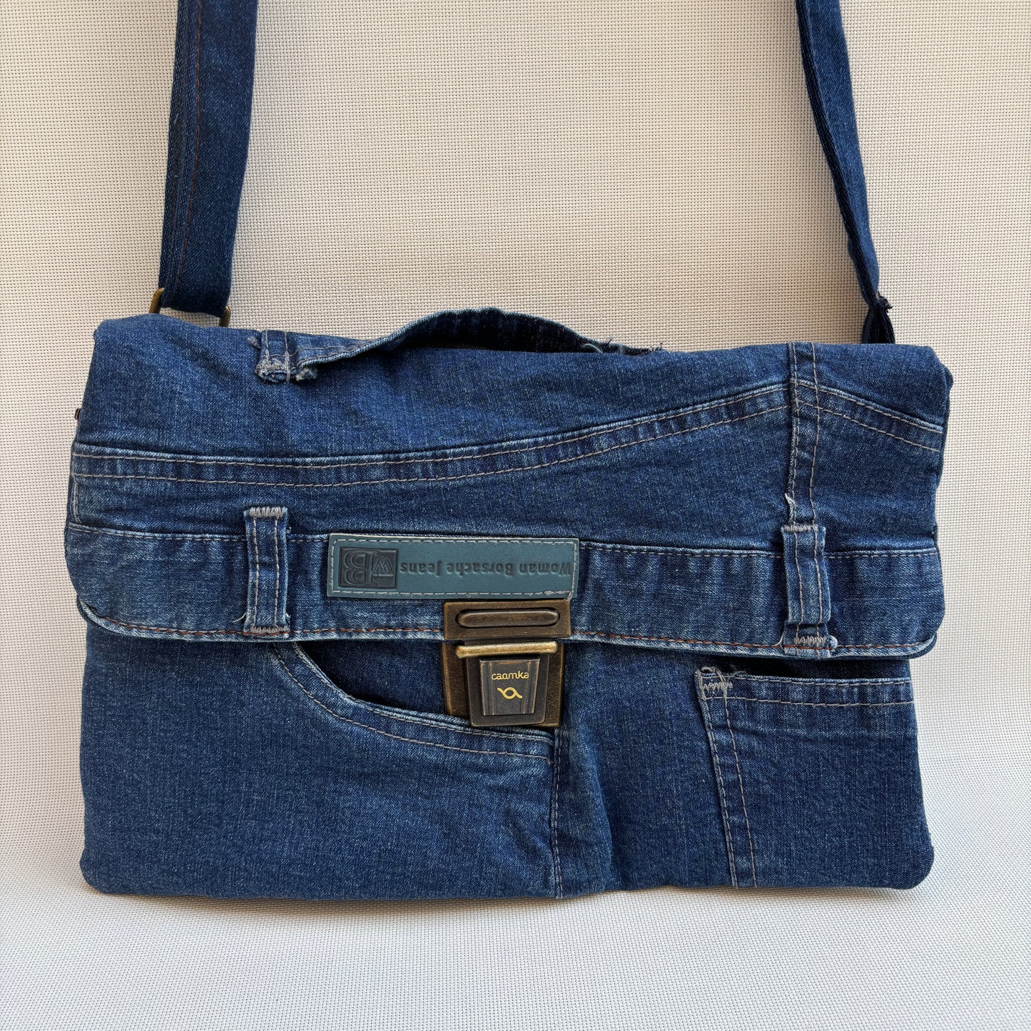 ♻️ Jeans Recycled ♻️ Einzelstück Nr. 11975