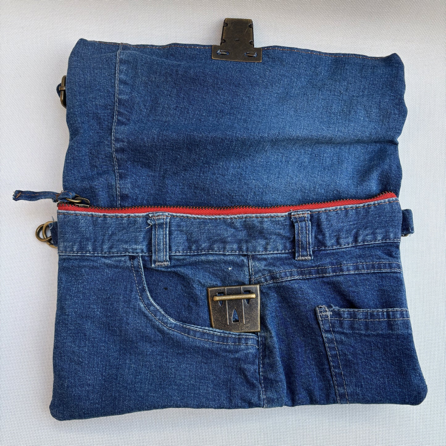 ♻️ Jeans Recycled ♻️ Einzelstück Nr. 11975