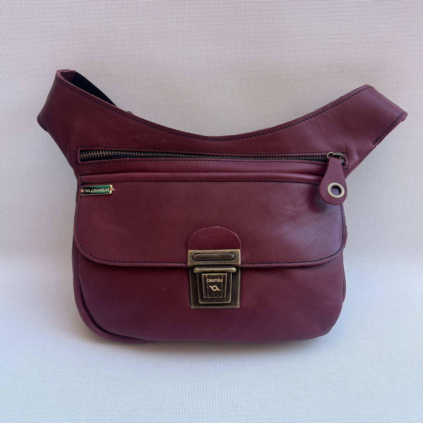 Classic Burdeos & Old Gold · Piel natural BioCuir® · Pieza Exclusiva Núm. 14935