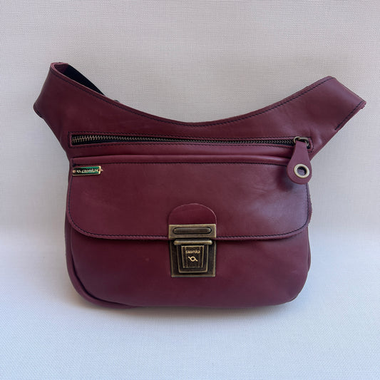 Classic Burdeos & Old Gold · Piel natural BioCuir® · Pieza Exclusiva Núm. 14935