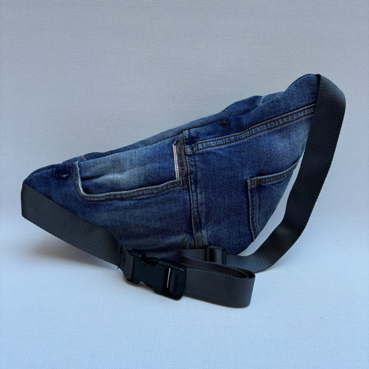 Maxi Retro Chic ♻️ Jeans Recycled ♻️ · Limited Edition · Unique Piece No. 12776