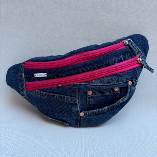 Maxi Retro Chic ♻️ Jeans Recycled ♻️ · Limited Edition · Unique Piece No. 12776