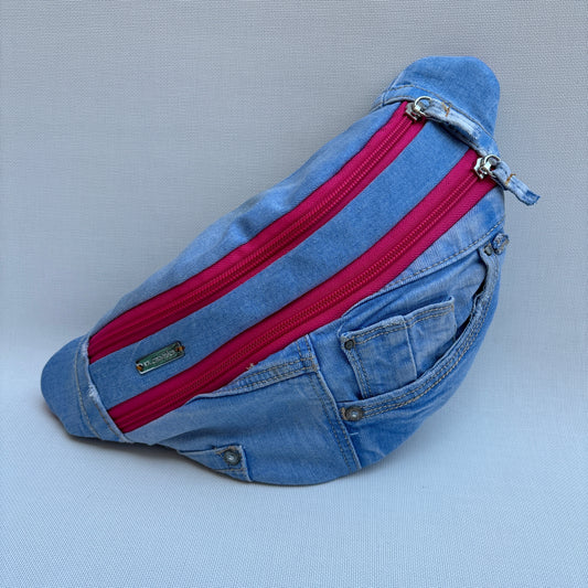 Maxi Retro Chic ♻️ Jeans Recycled ♻️ · Limited Edition · Unique Piece No. 12776