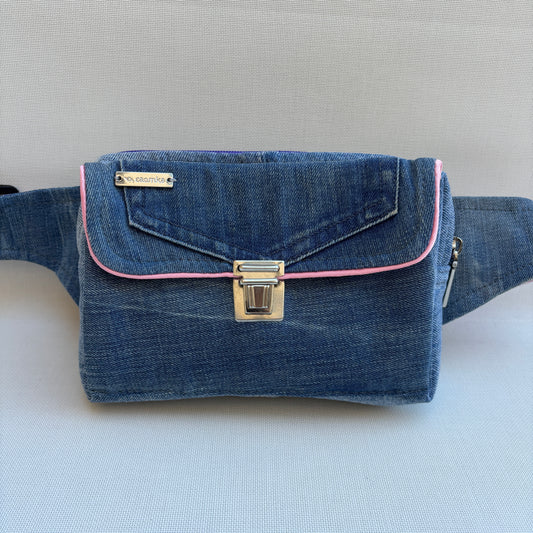 Riñonera Urban "♻️ Jeans Recycled Top ♻️" · Pieza Única Núm. 19011