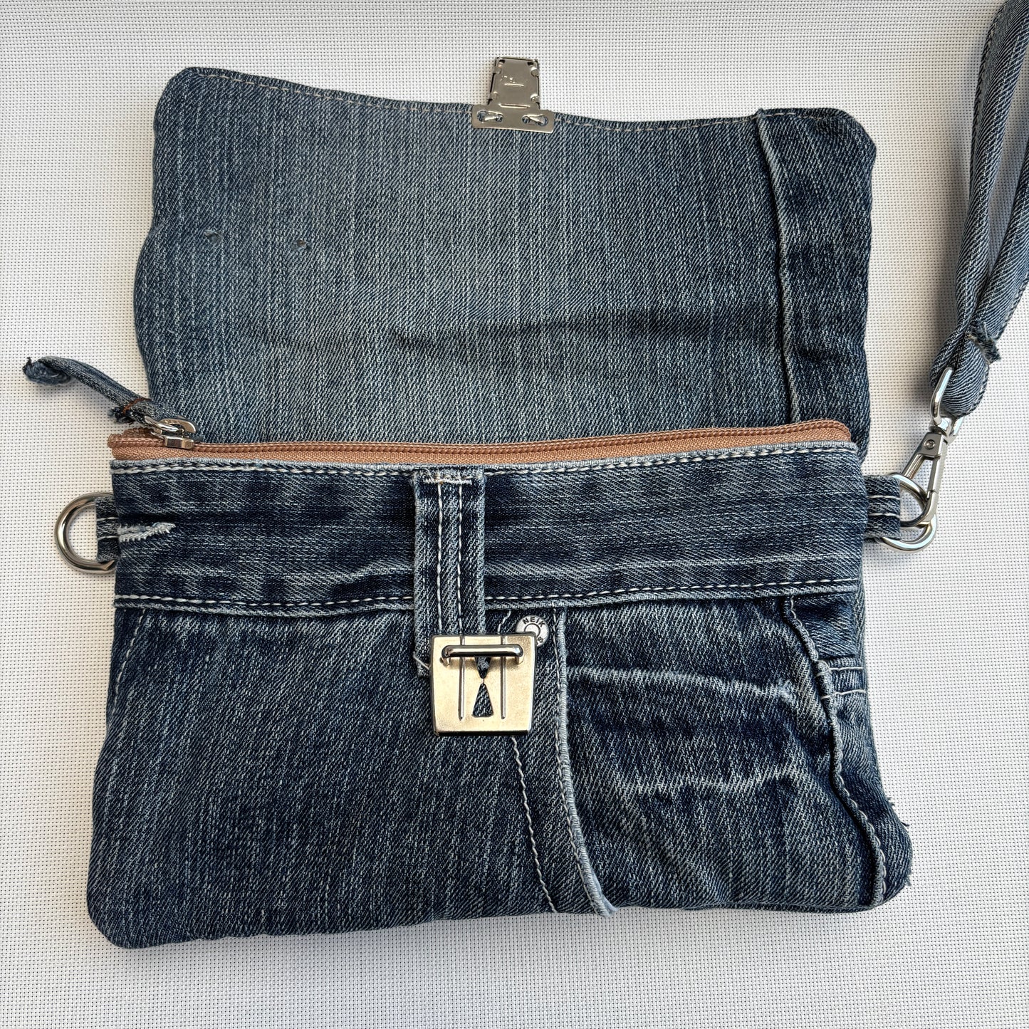 Riñonera NANO multifunción ♻️ Jeans Recycled ♻️ · Pieza Única Núm. 17488