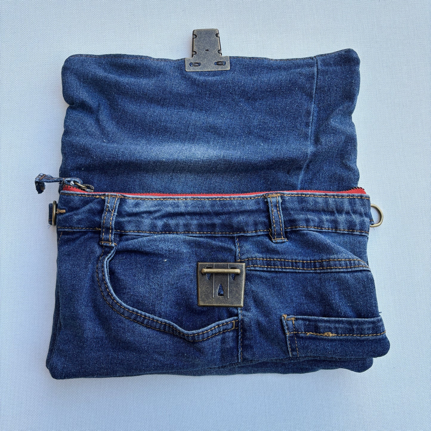 Bolso, bandolera vaquero ♻️ Jeans Recycled ♻️ · Pieza Única Núm. 17499