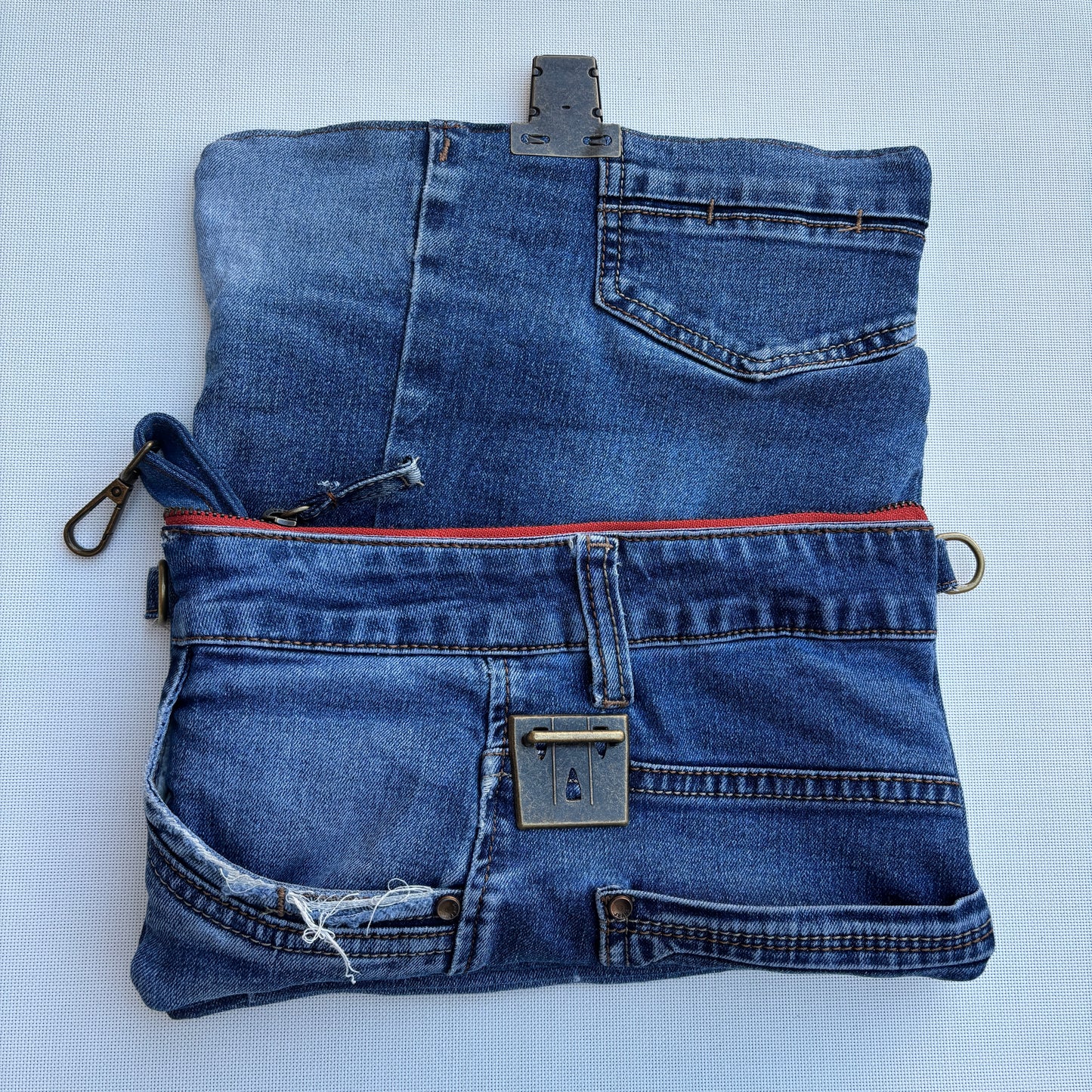 Bolso, bandolera vaquero ♻️ Jeans Recycled ♻️ · Pieza Única Núm. 17500