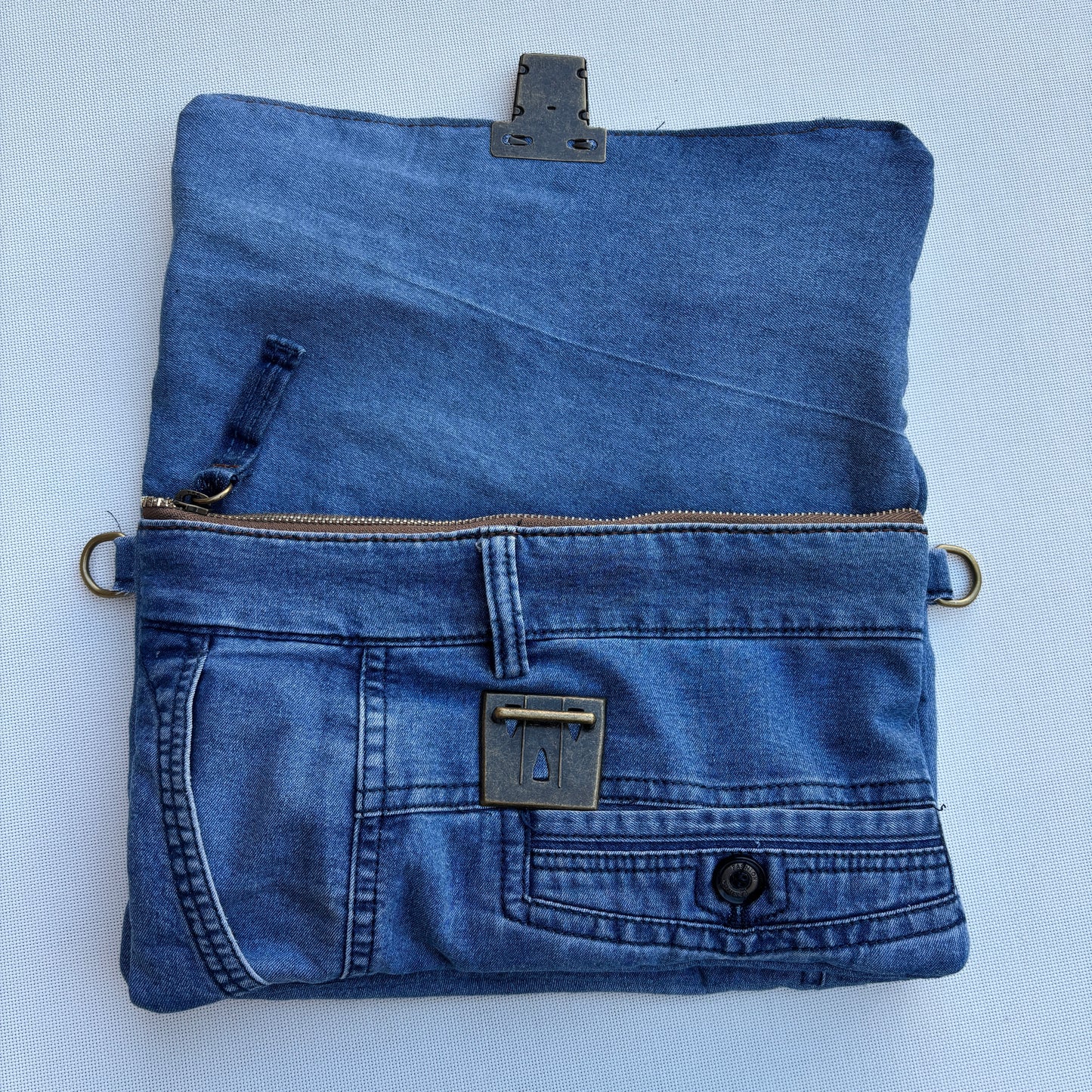 ♻️ Jeans Recycled ♻️ Einzelstück Nr. 11975