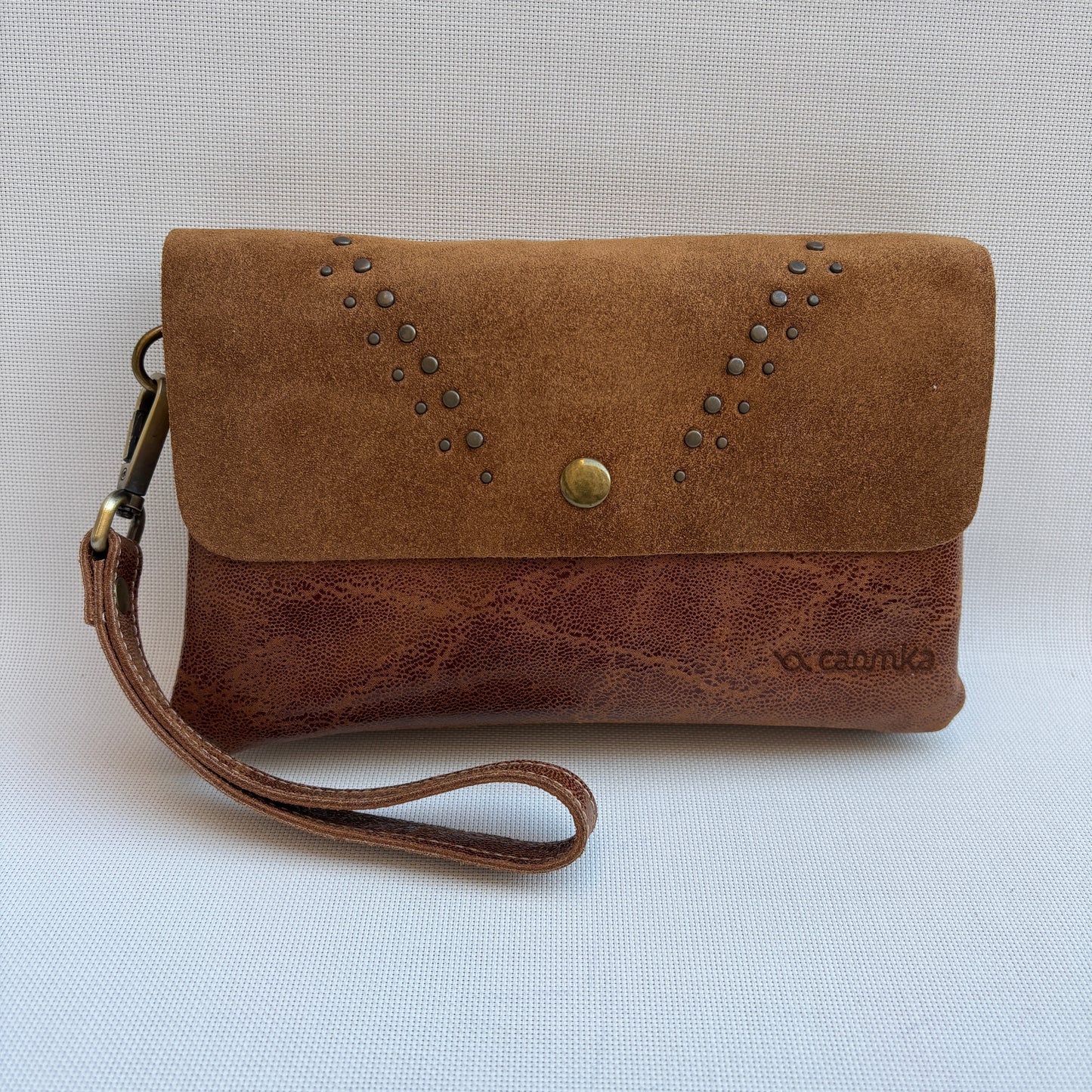 Riñonera multifunción ELEGANT NANO "Camel Top" · Piel - Cuero · Pieza Exclusiva Núm. 16912