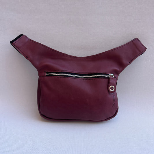 Premium Burdeos & Silver · Piel natural BioCuir® · Pieza Exclusiva Núm. 14999