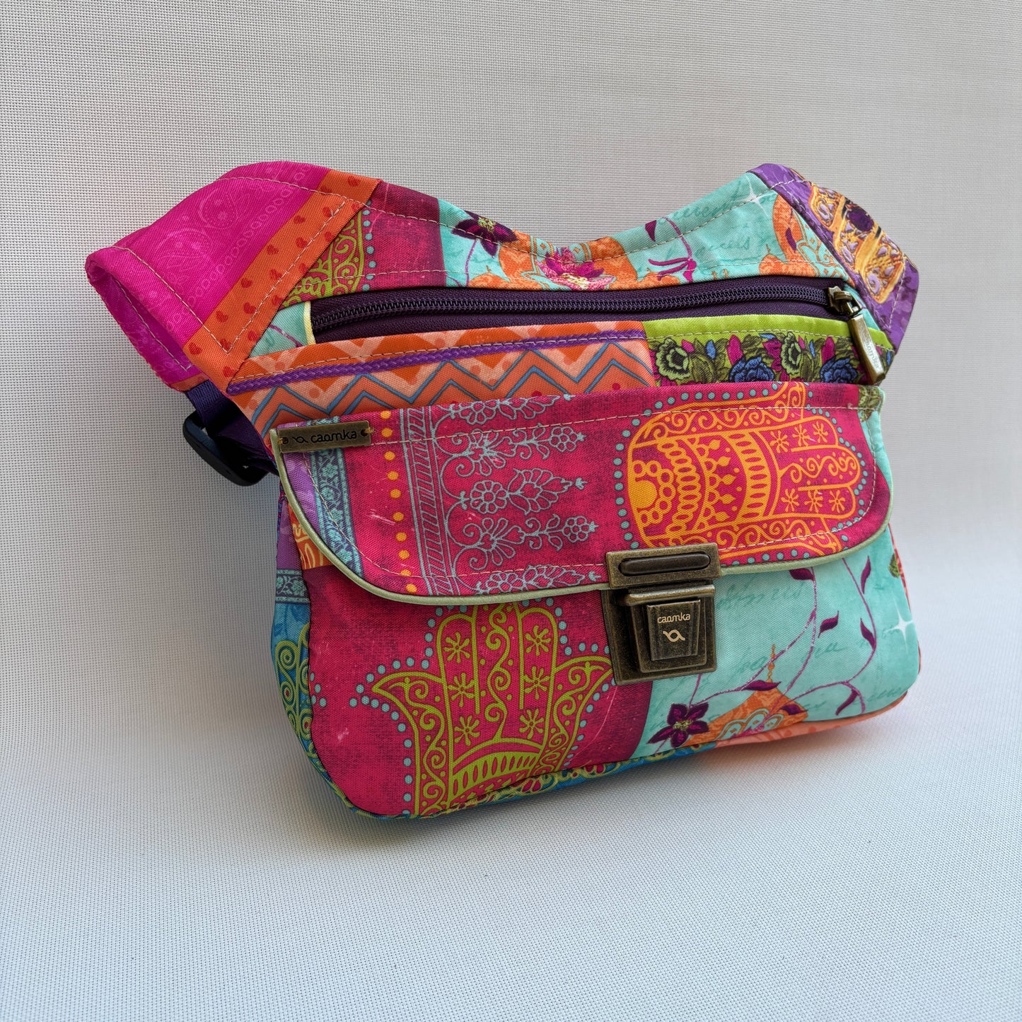 Riñonera "Special African Colors" + Bolsillo trasero · Impermeable · Pieza Única Núm. 16776