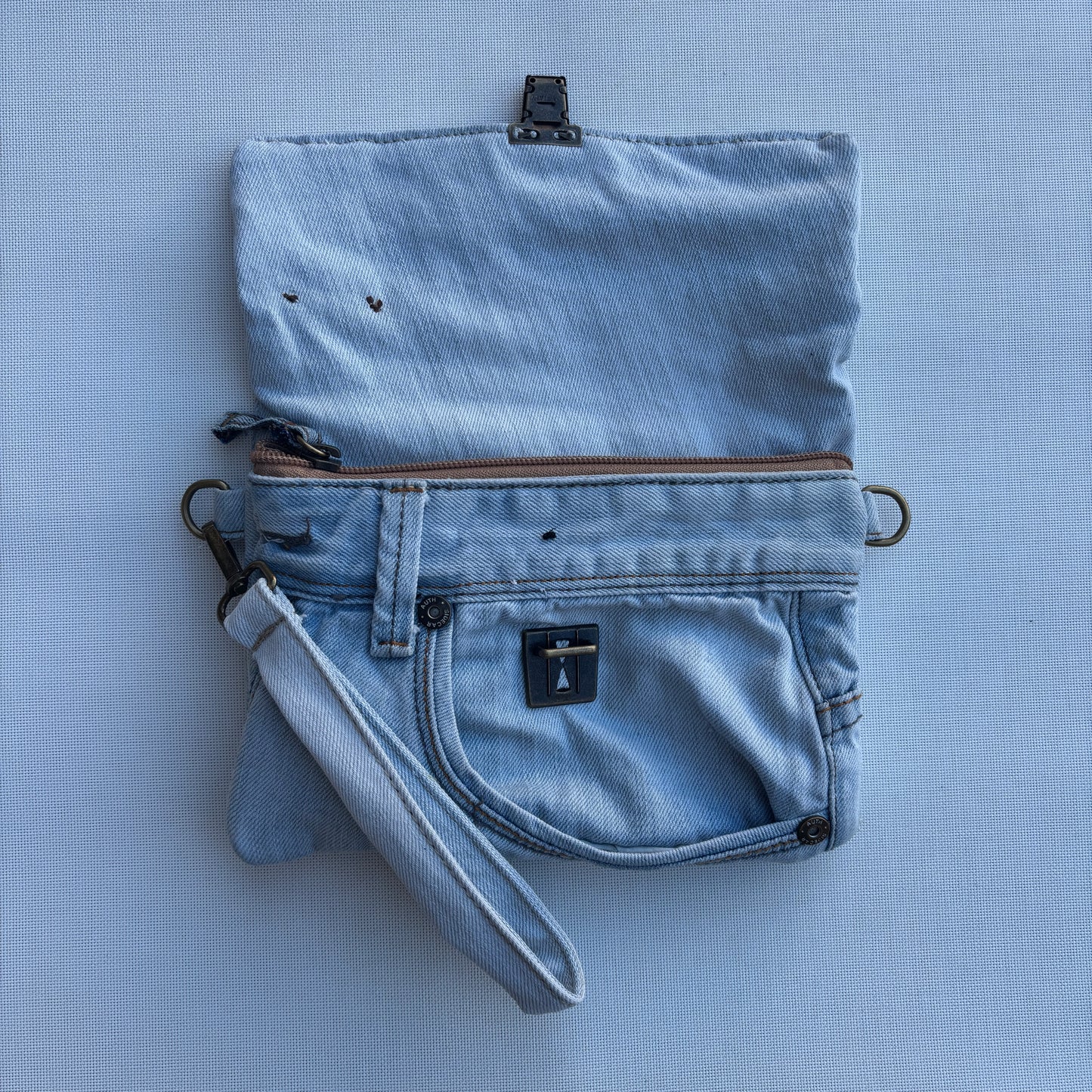 Riñonera NANO multifunción ♻️ Jeans Recycled ♻️ · Pieza Única Núm. 17524
