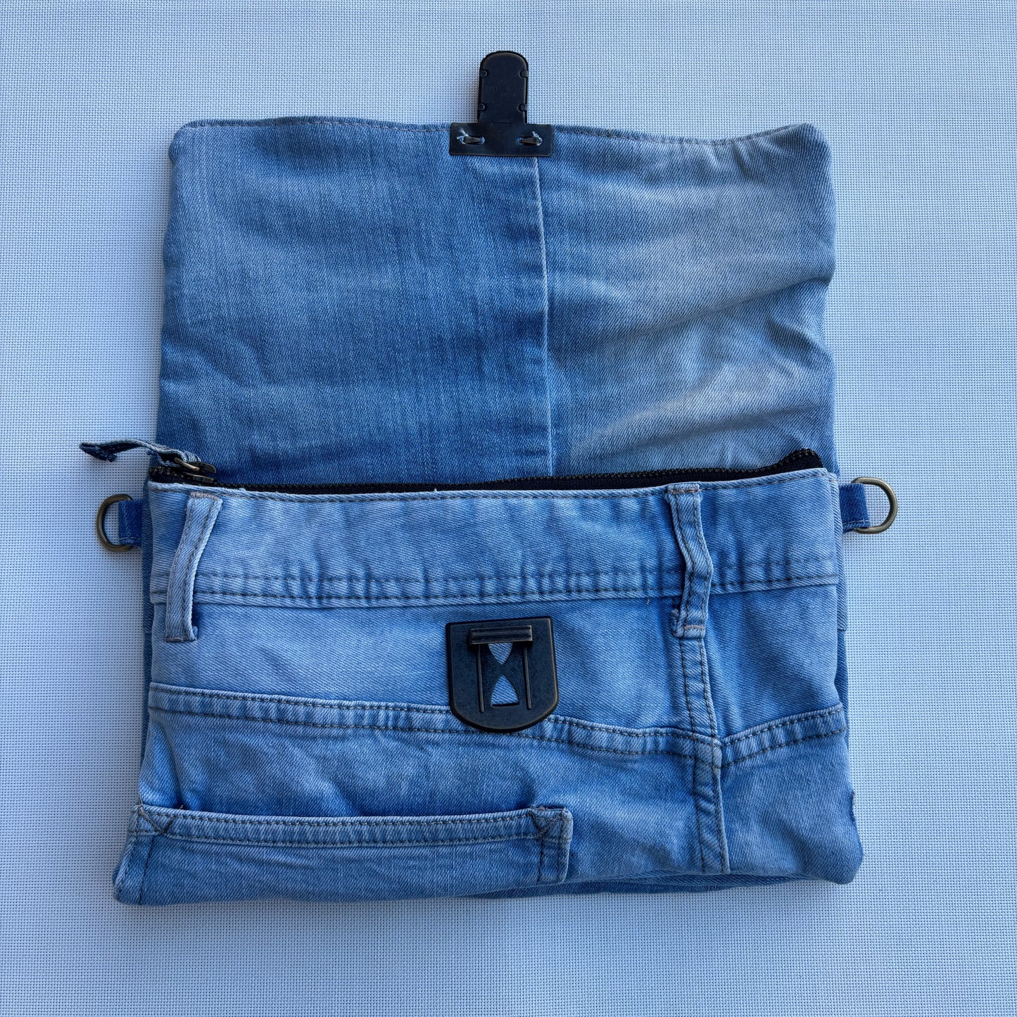 Bolso, bandolera vaquero ♻️ Jeans Recycled ♻️ · Pieza Única Núm. 17530