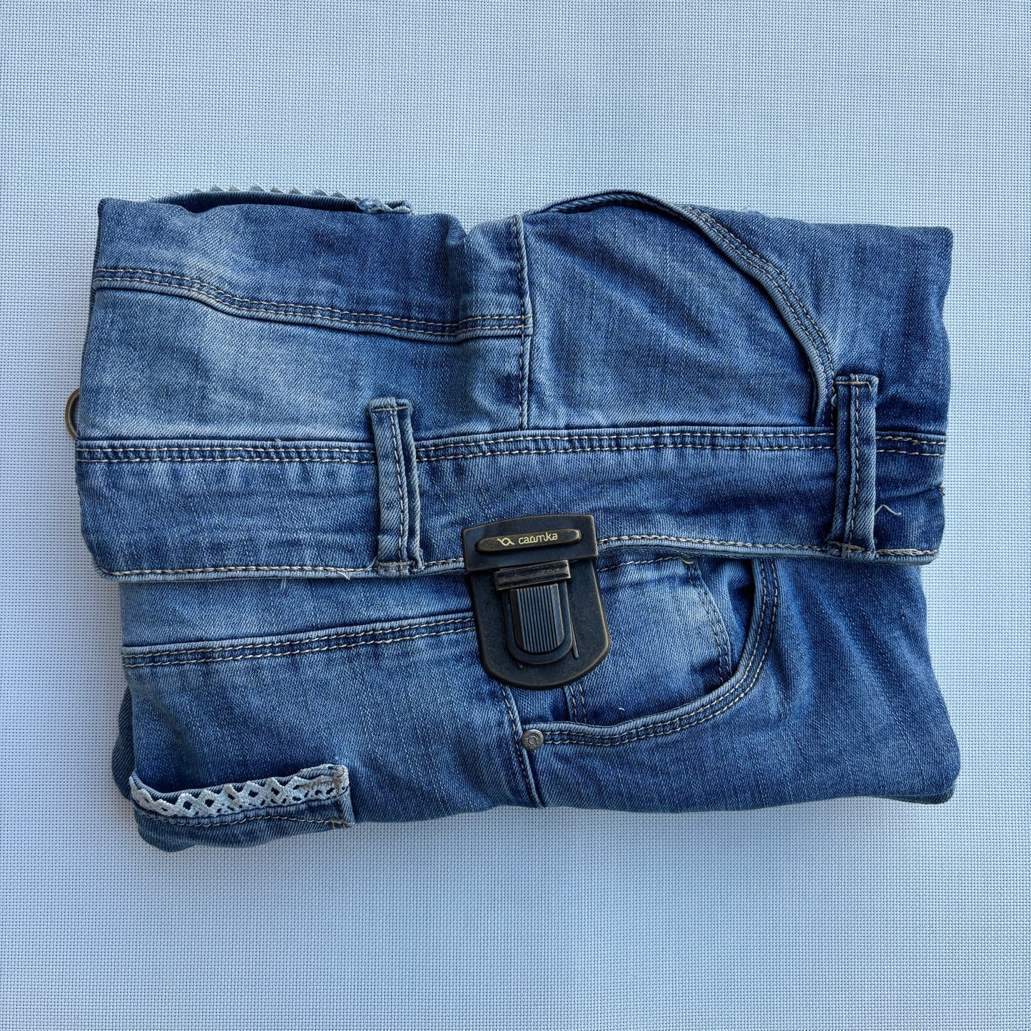 Bolso, bandolera vaquero ♻️ Jeans Recycled ♻️ · Pieza Única Núm. 17533