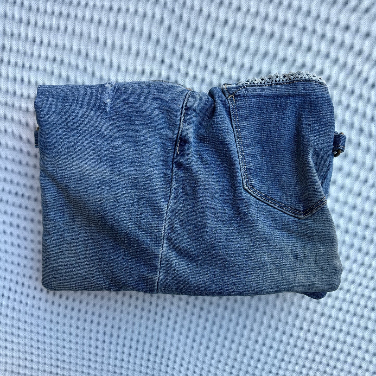 Bolso, bandolera vaquero ♻️ Jeans Recycled ♻️ · Pieza Única Núm. 17533