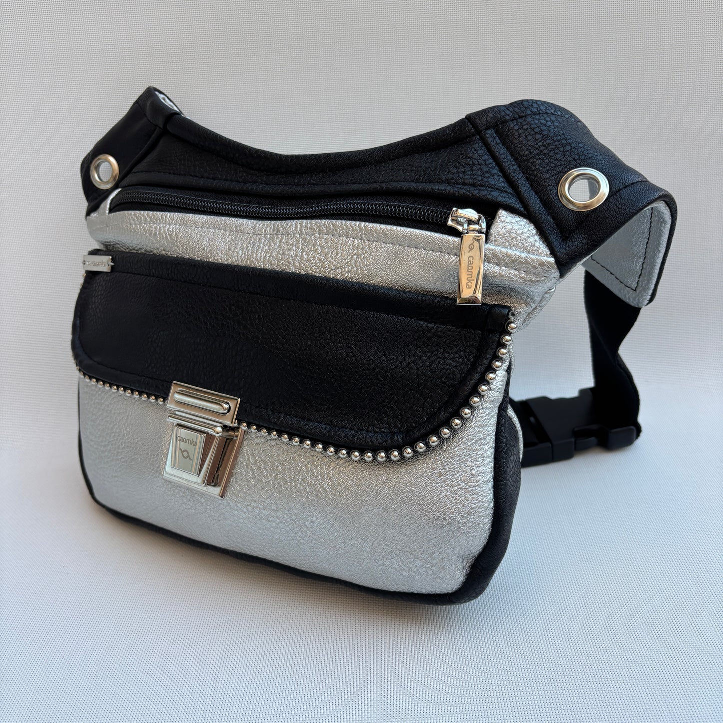 Riñonera "Special Black & Silver Plus" · Polipiel · Pieza Única Núm. 16817