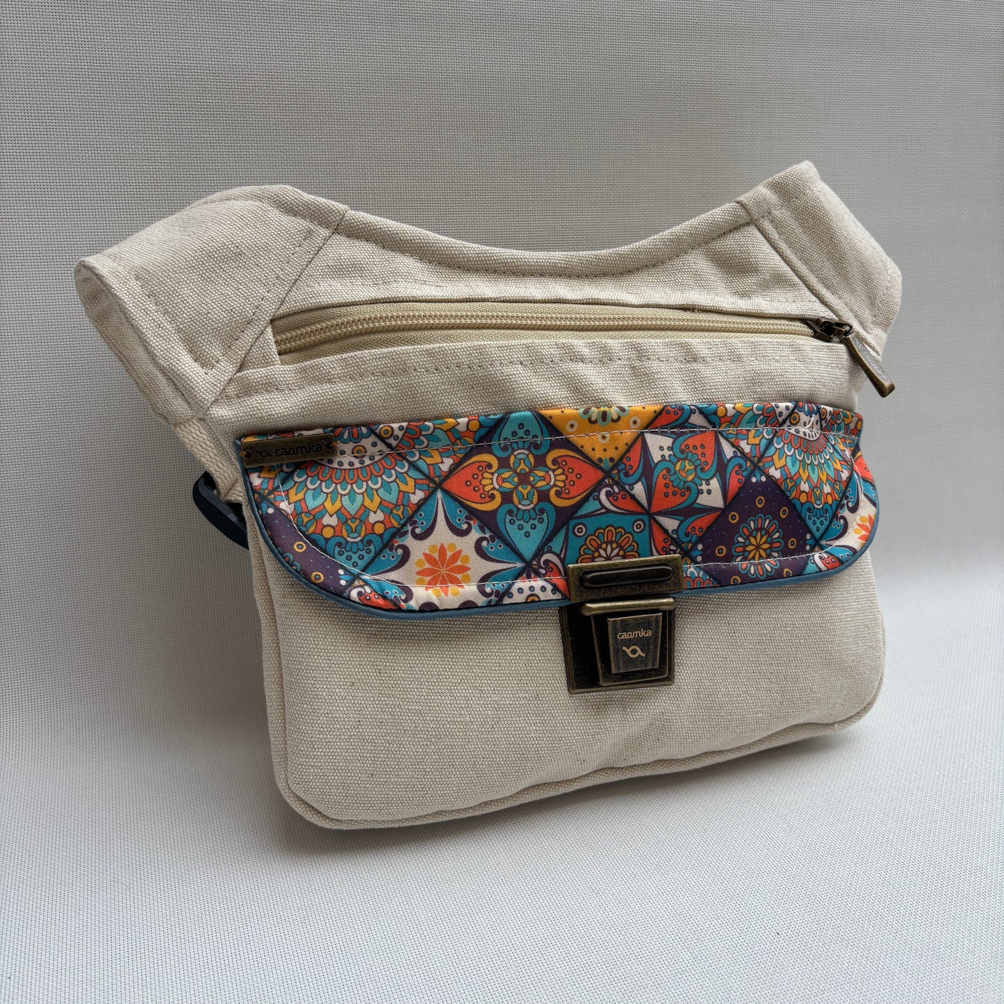 Riñonera "Special Summer Mandalas" +  Bolsillo trasero · Pieza Única Núm. 17591