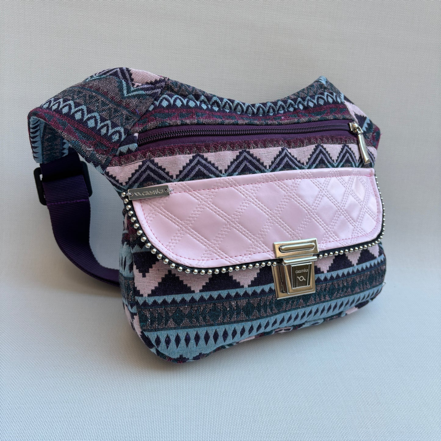 Riñonera "Special Etnical & Pink" + Bolsillo trasero · Pieza Única Núm. 16835
