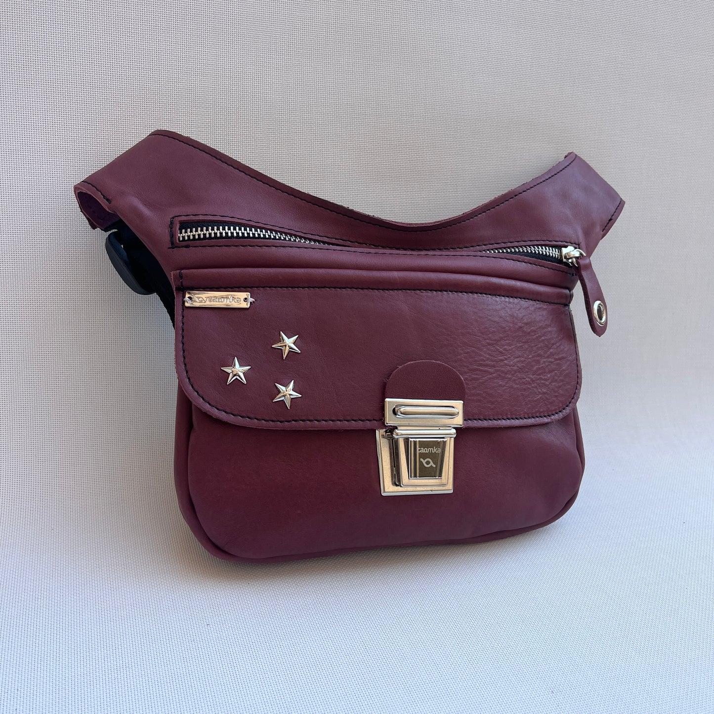 Premium Burdeos Stars · Piel natural BioCuir® · Pieza Exclusiva Núm. 15028