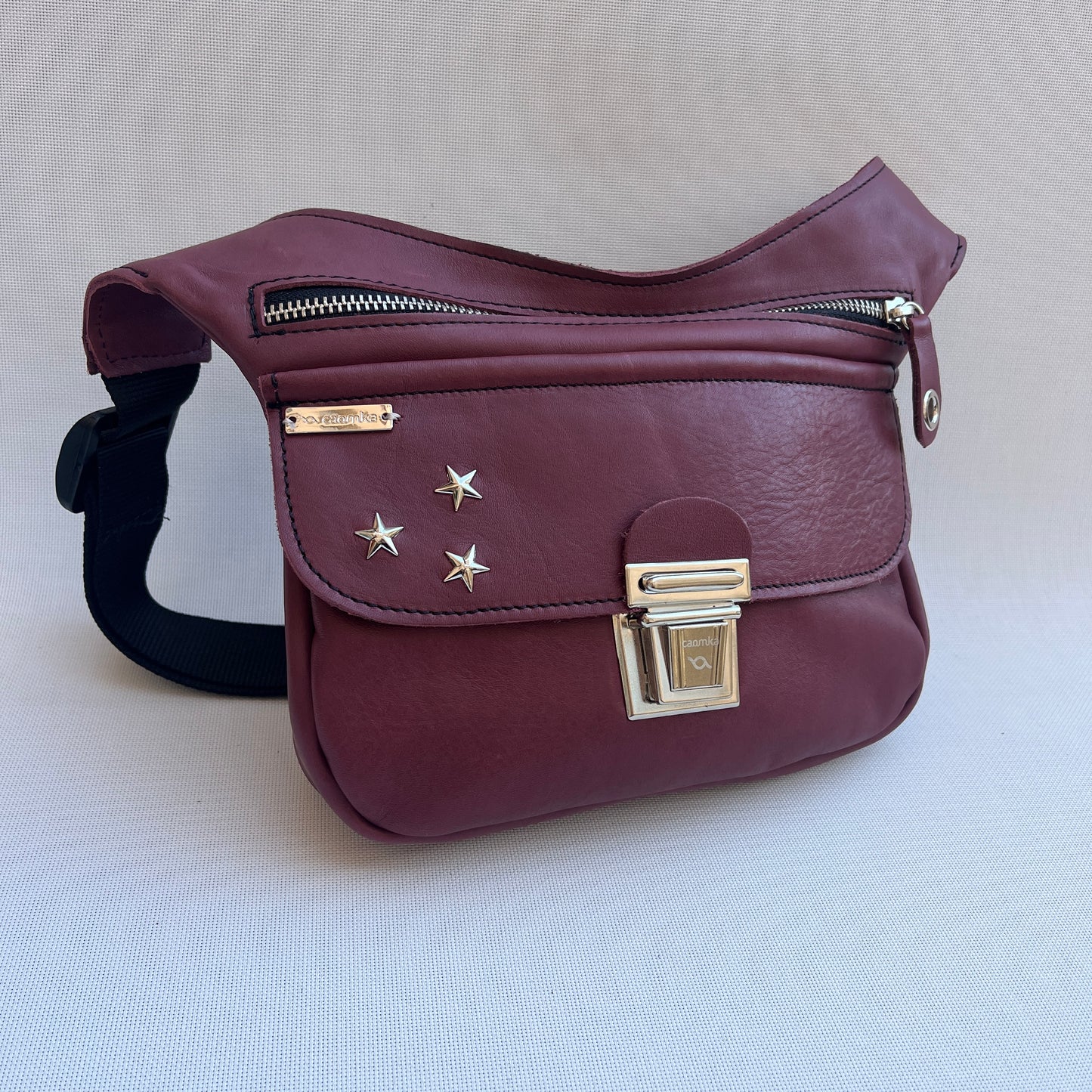 Premium Burdeos Stars · Piel natural BioCuir® · Pieza Exclusiva Núm. 15028