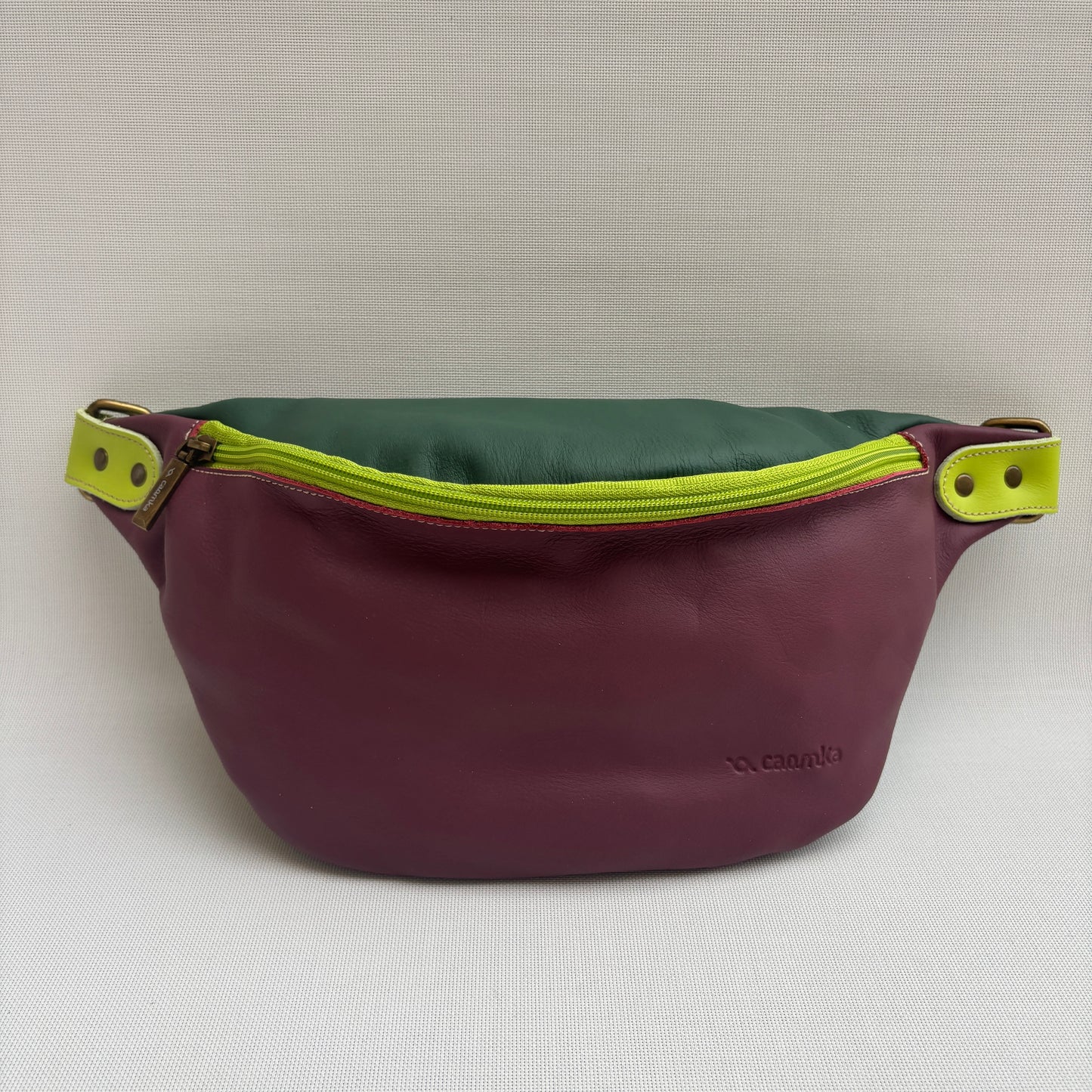 Riñonera "Retro Chic Watermelon Fantasy" · Piel · Pieza Exclusiva Núm. 17681