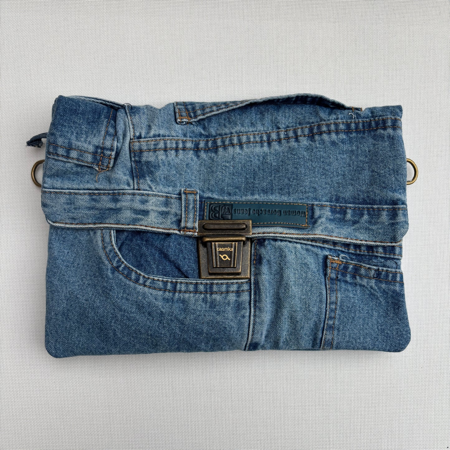 Bolso, bandolera vaquero ♻️ Jeans Recycled ♻️ · Pieza Única Núm. 17575