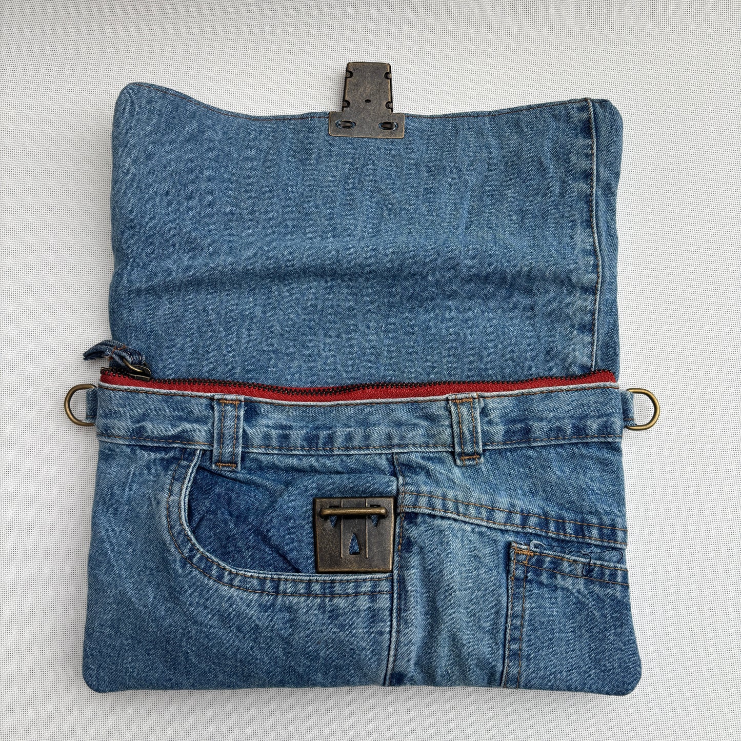 Bolso, bandolera vaquero ♻️ Jeans Recycled ♻️ · Pieza Única Núm. 17575