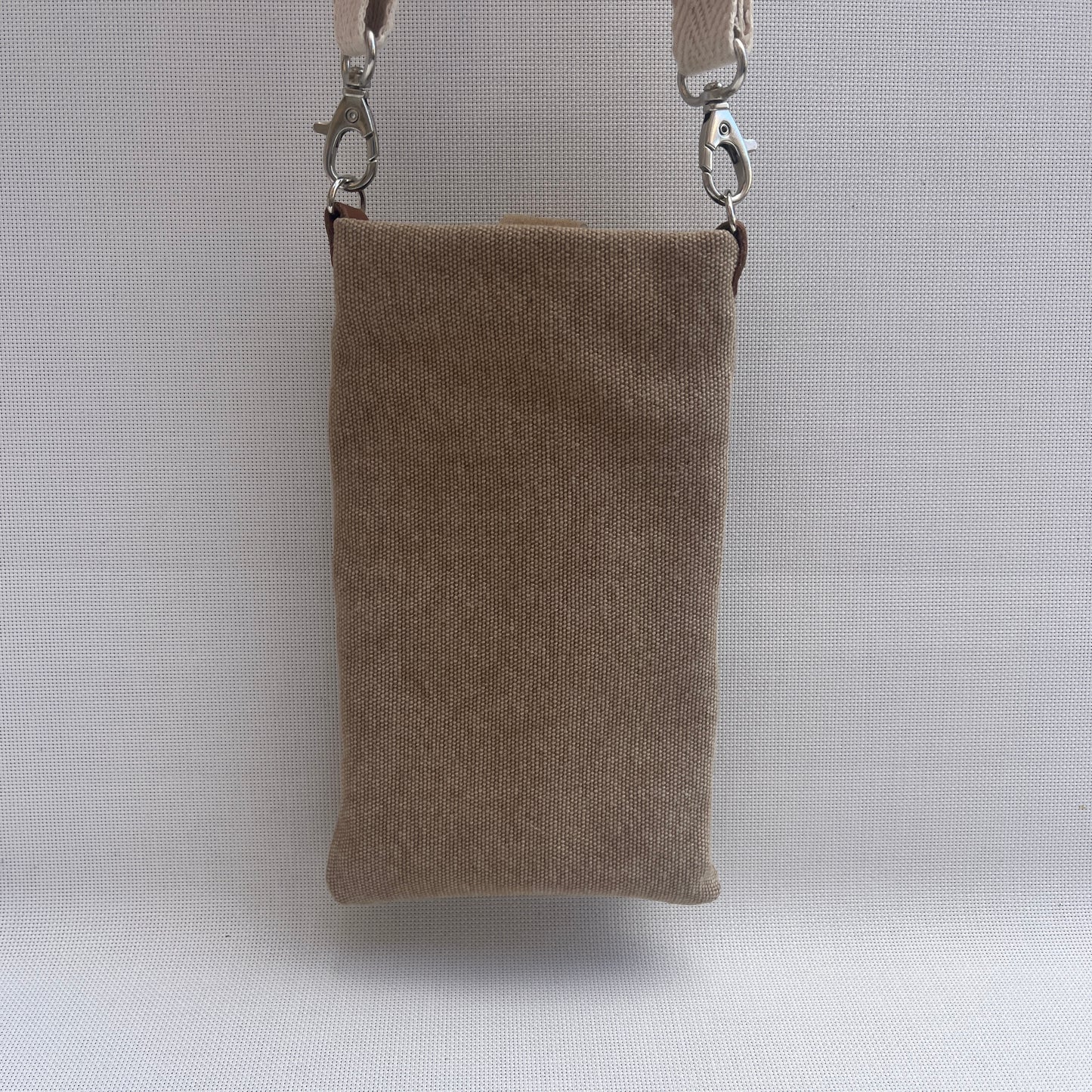 (-50%) Porta Móvil · Diseño Natura · Tejido natural Cáñamo · Beige