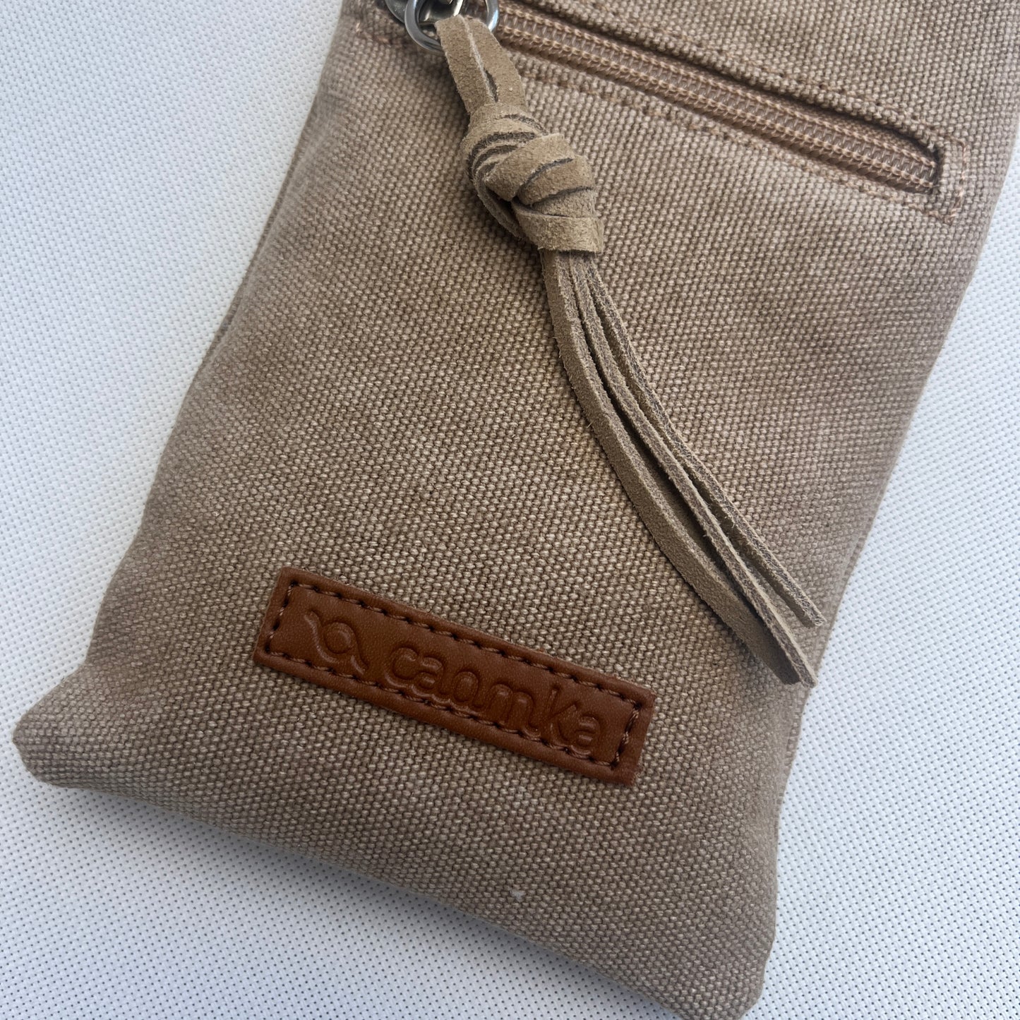 (-50%) Porta Móvil · Diseño Natura · Tejido natural Cáñamo · Beige