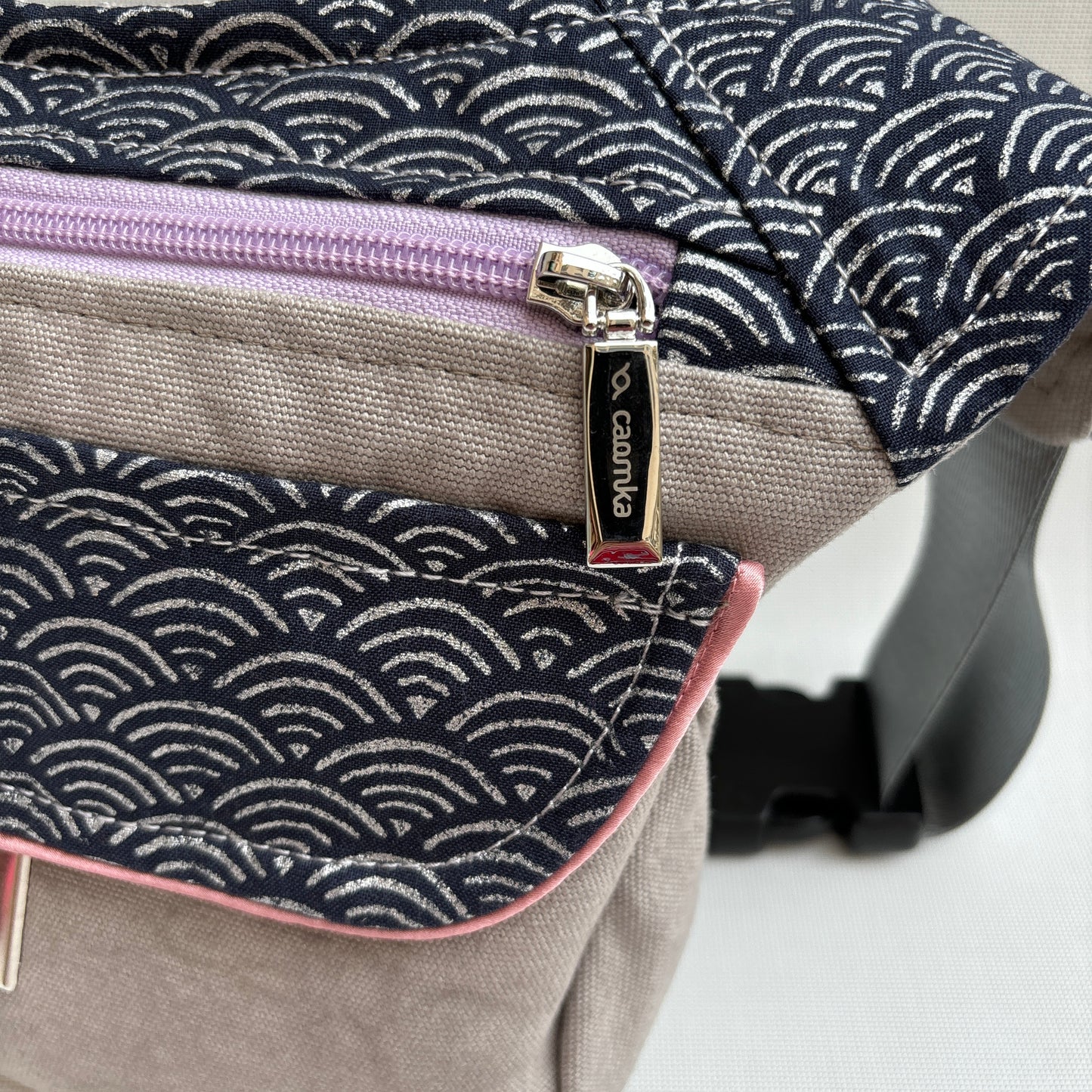 Spezielle Jeans &amp; japanische Wellen + Gesäßtasche Einzelstück Nr. 12682
