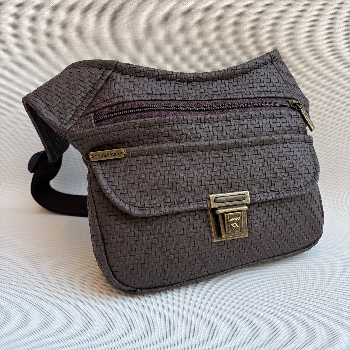 Riñonera "Elegant Brown" · Polipiel · Pieza única Núm. 18314