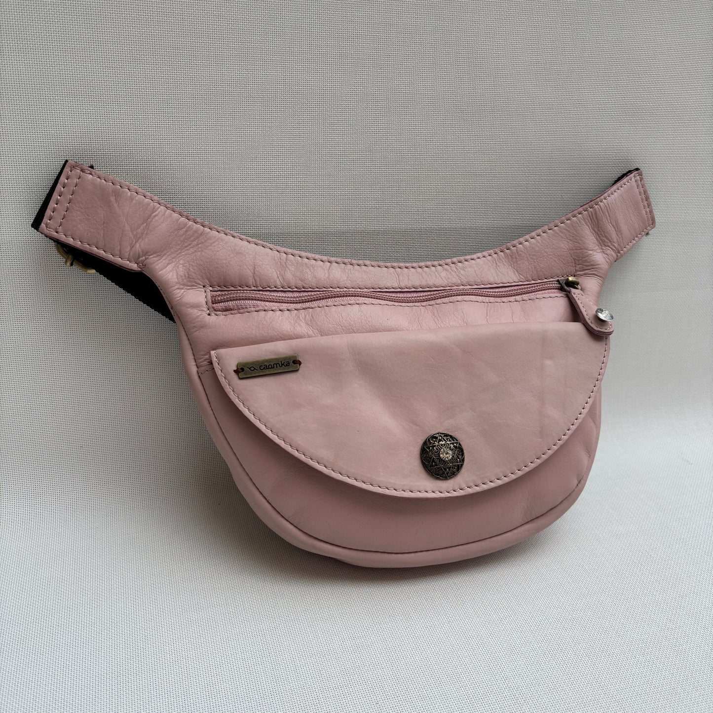 Riñonera Luna "Special Pink Luxury" Silver · Piel · Pieza Exclusiva Núm. 19064