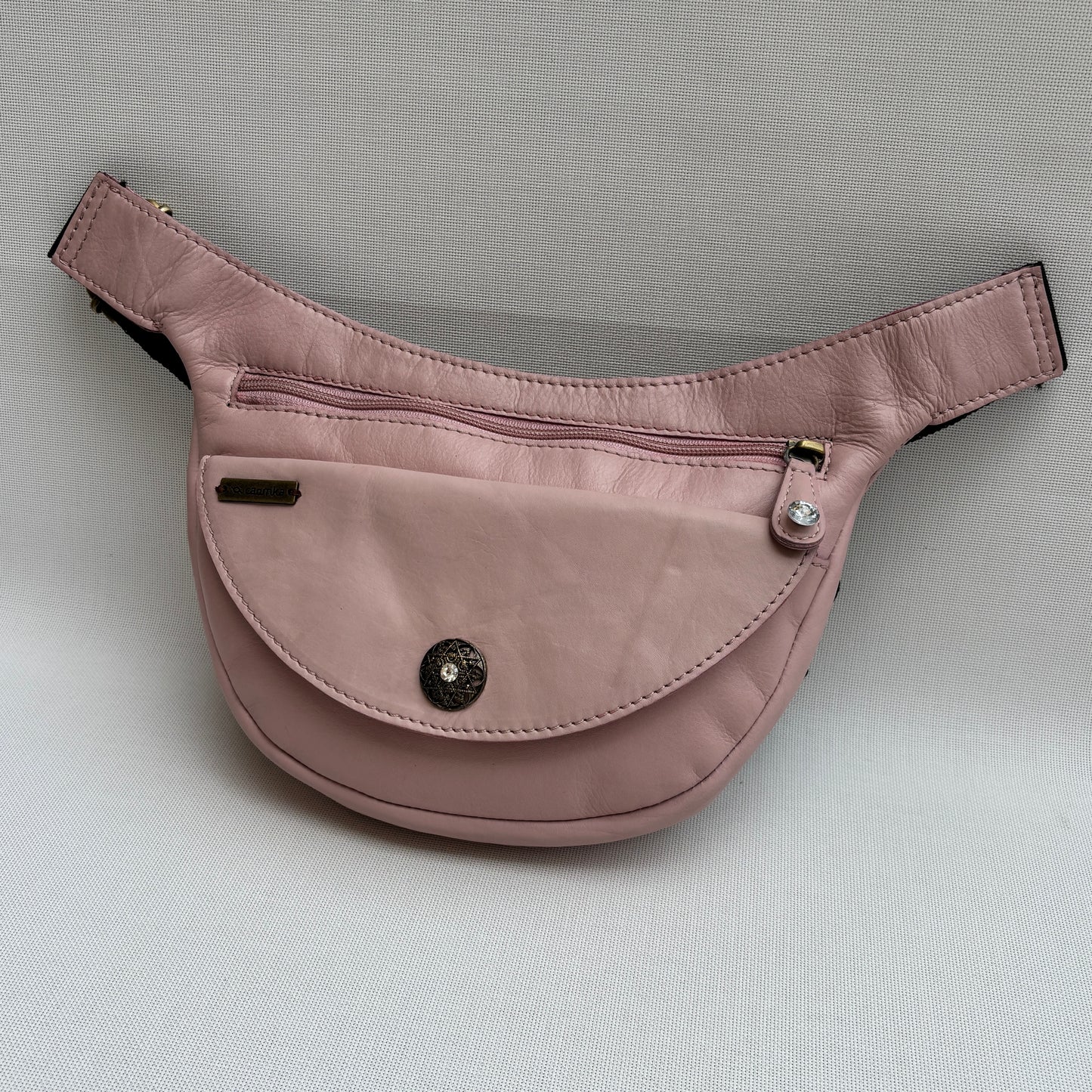 Riñonera Luna "Special Pink Luxury" Silver · Piel · Pieza Exclusiva Núm. 19064