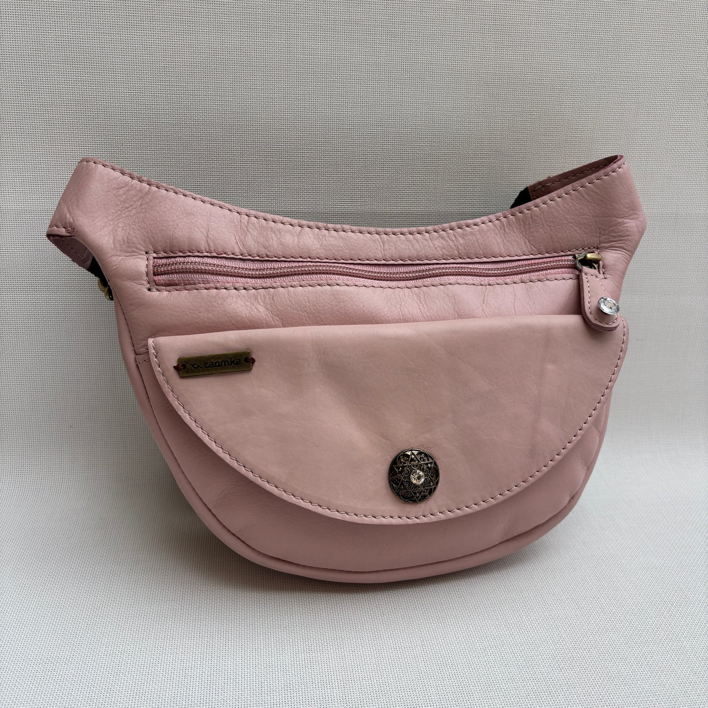 Riñonera Luna "Special Pink Luxury" Silver · Piel · Pieza Exclusiva Núm. 19064