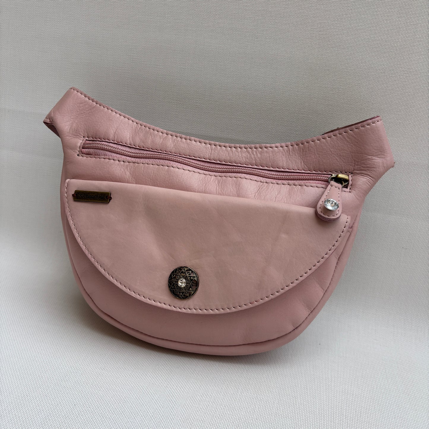 Riñonera Luna "Special Pink Luxury" Silver · Piel · Pieza Exclusiva Núm. 19064