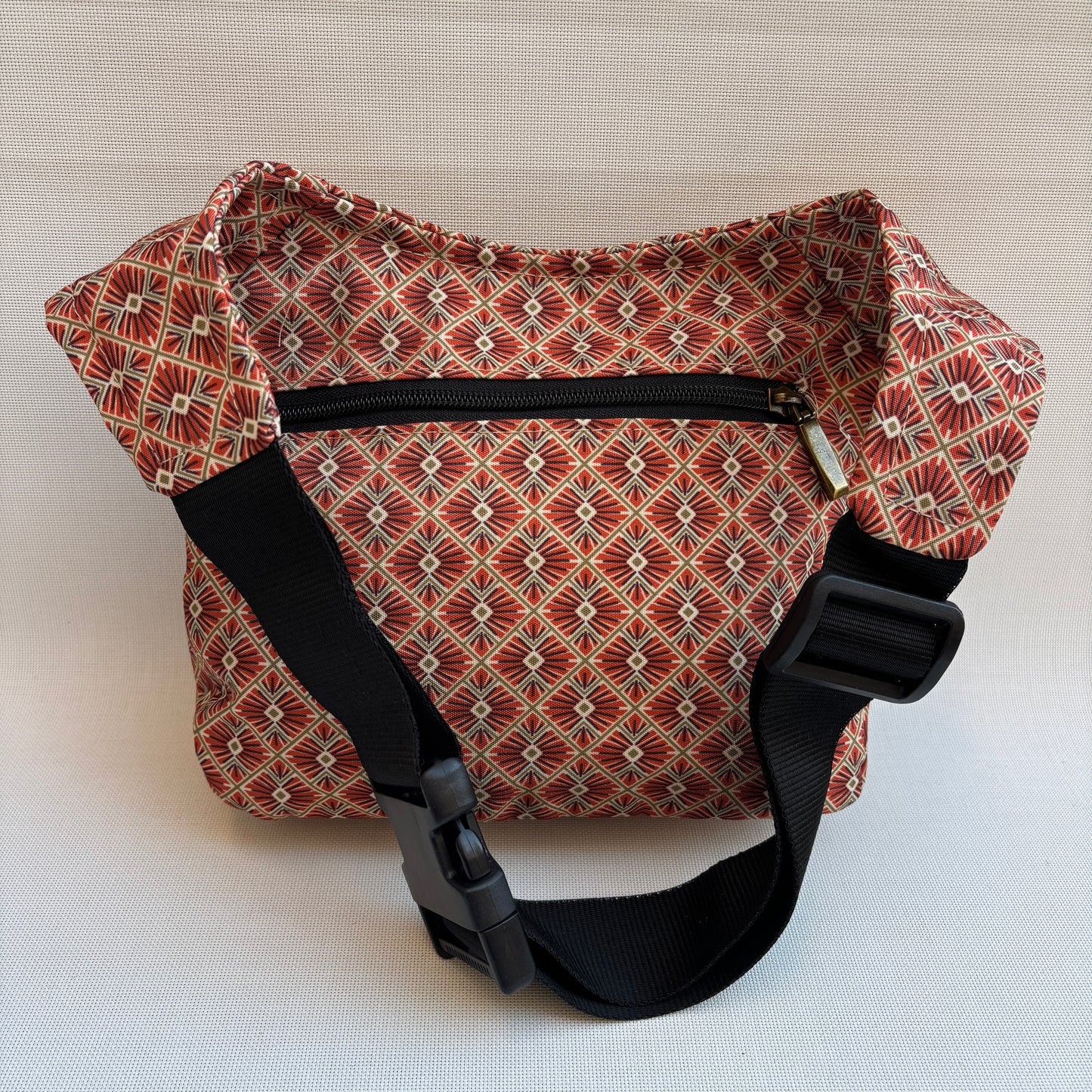 Riñonera "Special Japanese Waves" + Bolsillo trasero · Impermeable · Pieza Única Núm. 18267