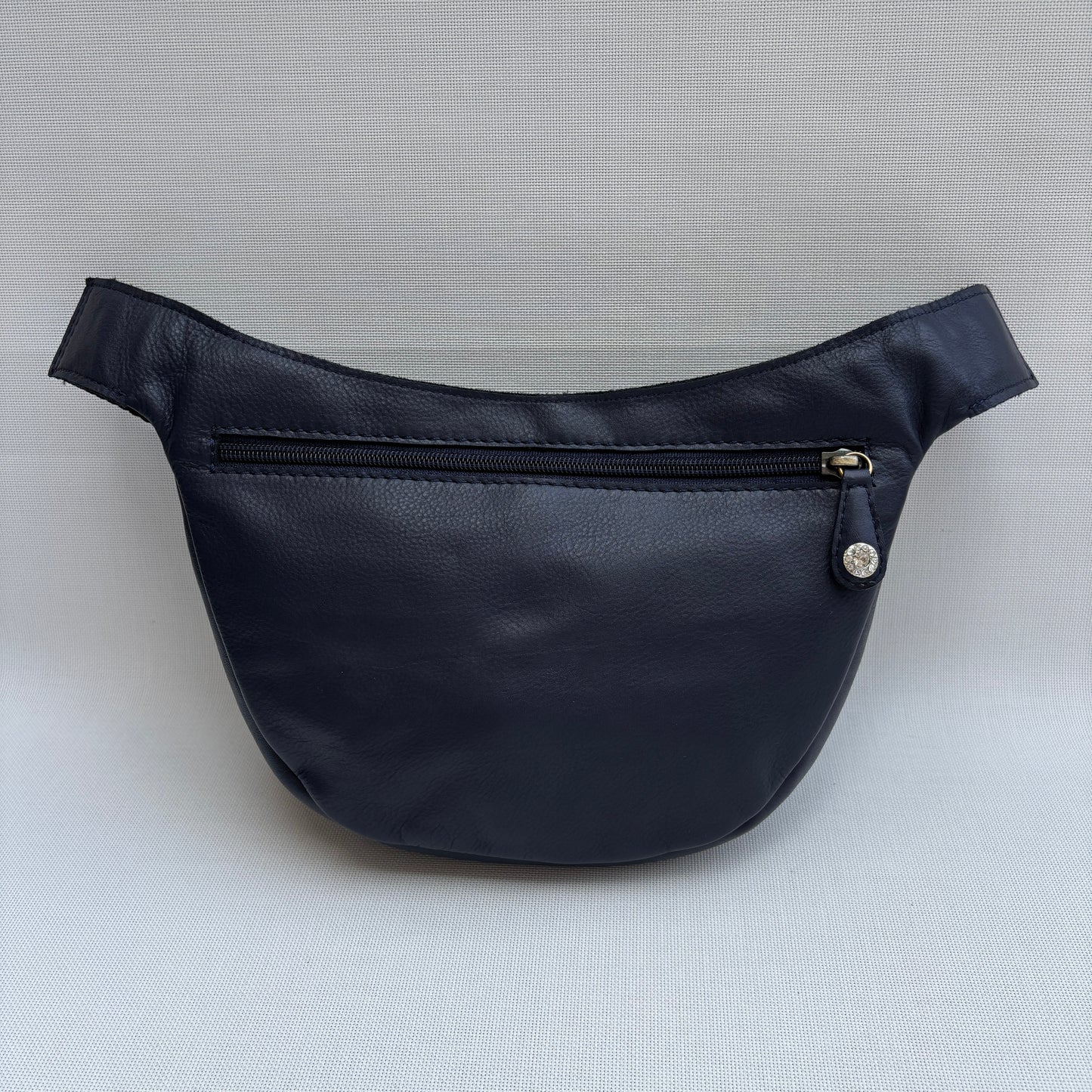 Riñonera Luna "Special Dark Blue Luxury" Silver · Piel · Pieza Exclusiva Núm. 19065