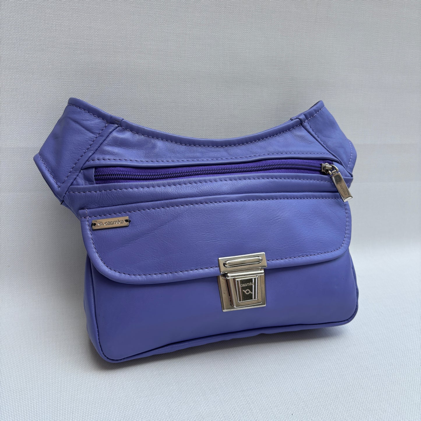 BioCuir Classic Black &amp; Silver BioCuir® Natural Leather Exclusive Piece No. 6678