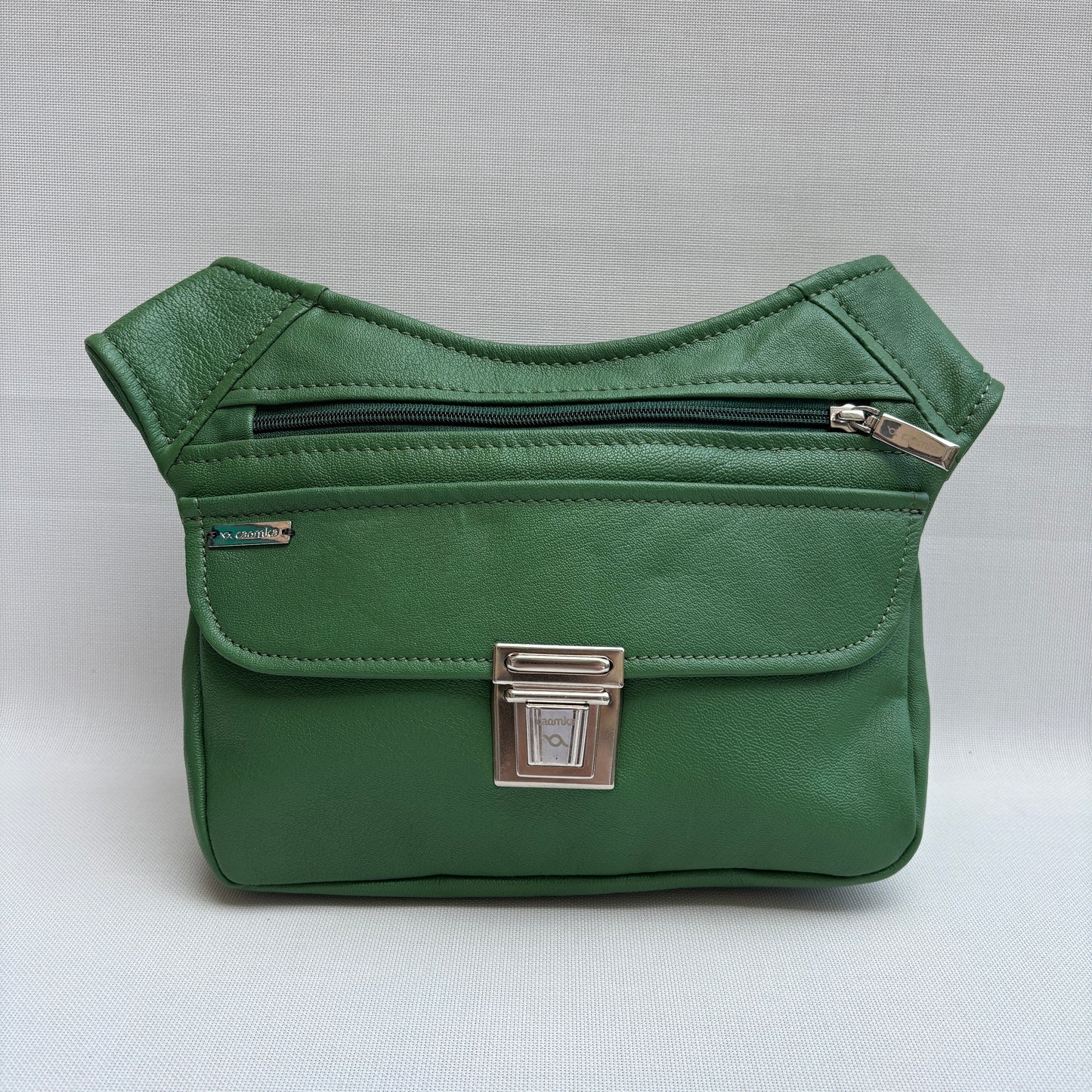 BioCuir Classic Black &amp; Silver BioCuir® Natural Leather Exclusive Piece No. 6678